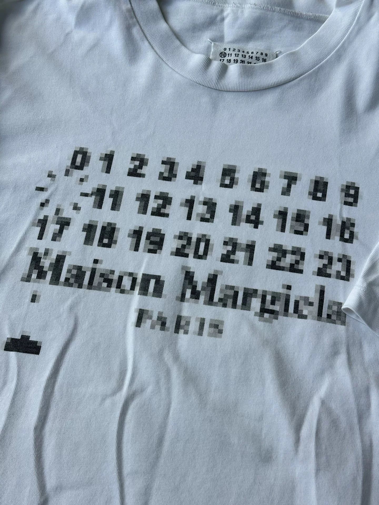 Maison Margiela Maison Margiela Mosaic T-shirt White Size US S / EU 44-46 / 1 - 3 Thumbnail