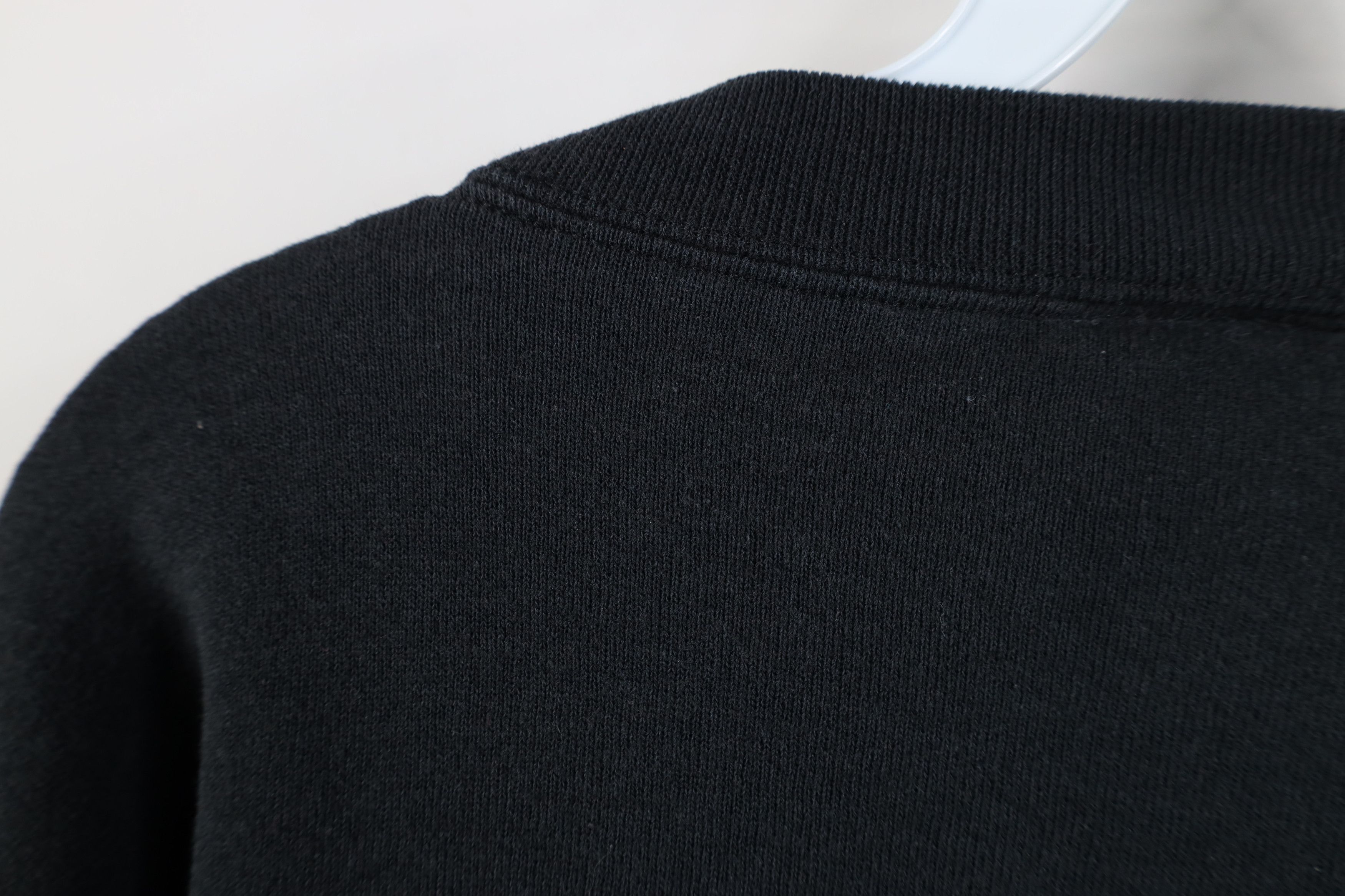 Vintage Vintage 90s Streetwear Blank Crewneck Sweatshirt Black USA Size US XXL / EU 58 / 5 - 9 Thumbnail