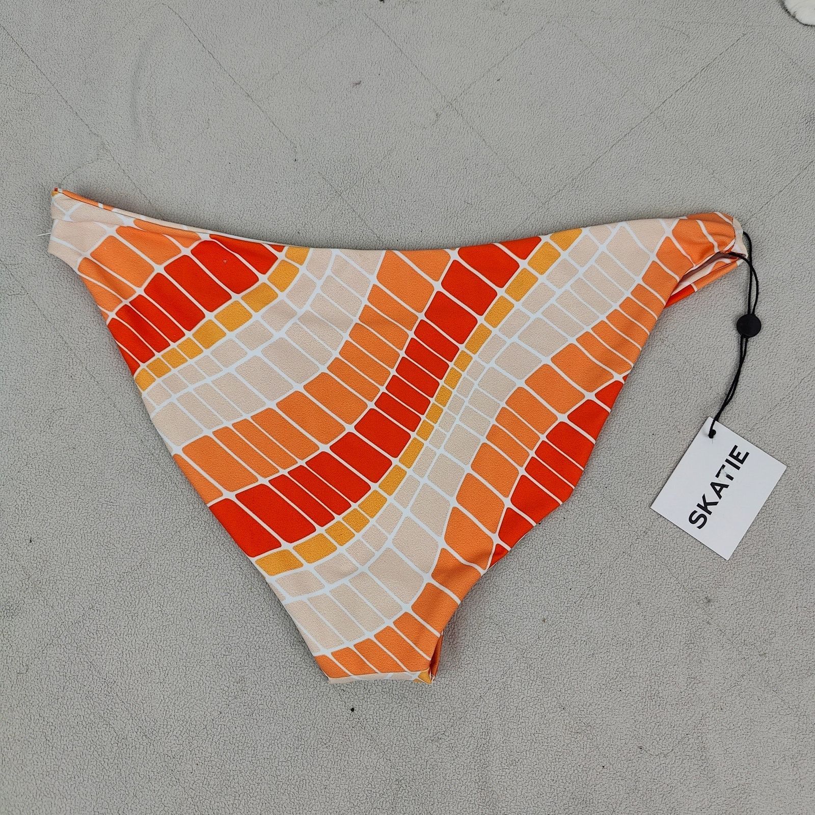 Other Skatie Cheryl Swim Bottoms Womens XL NWT Orange Wave Size ONE SIZE - 5 Thumbnail