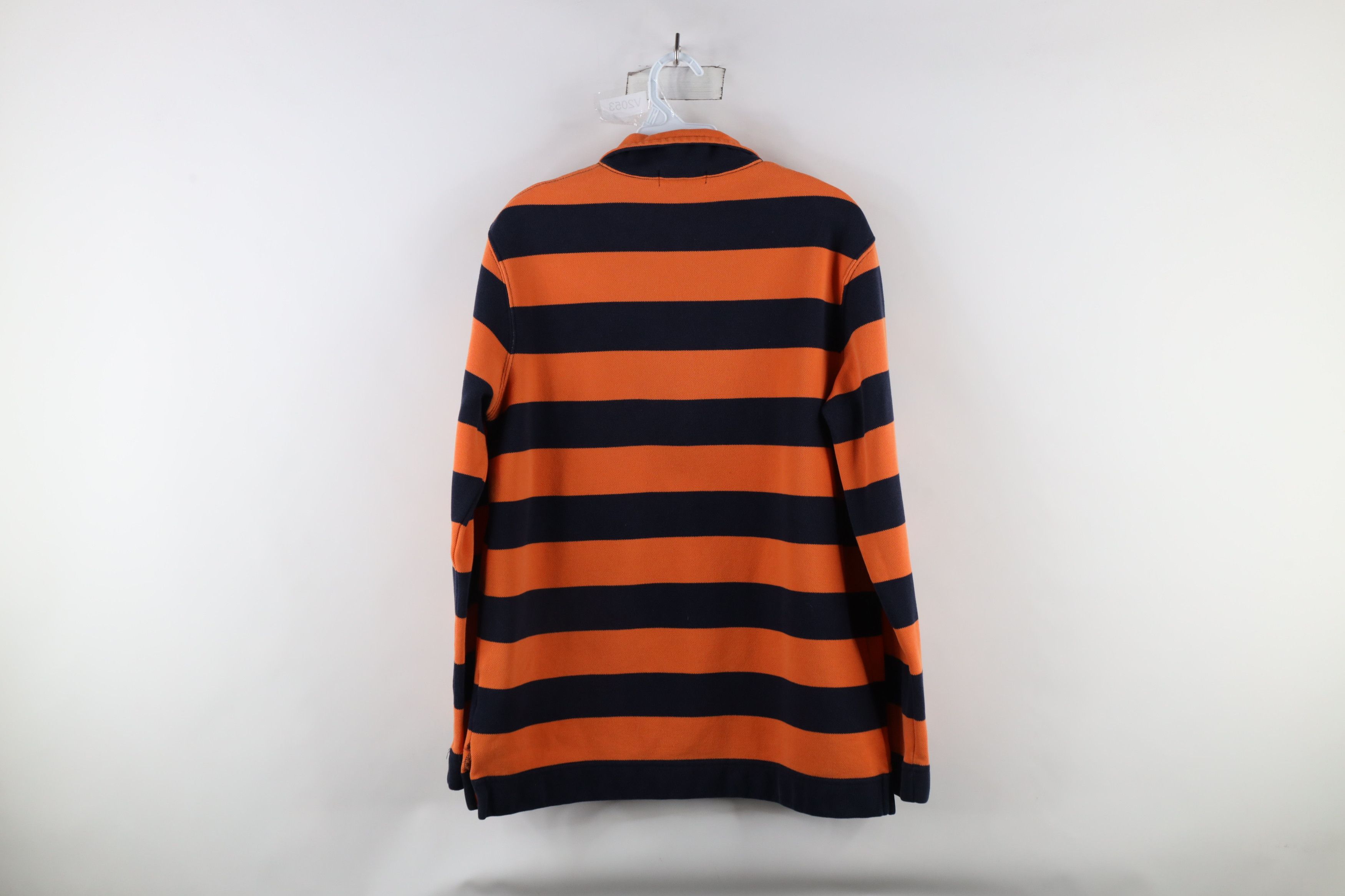 Ralph Lauren × Vintage Vintage 90s Ralph Lauren Striped Half Zip Sweatshirt USA Size M / US 6-8 / IT 42-44 - 10 Thumbnail