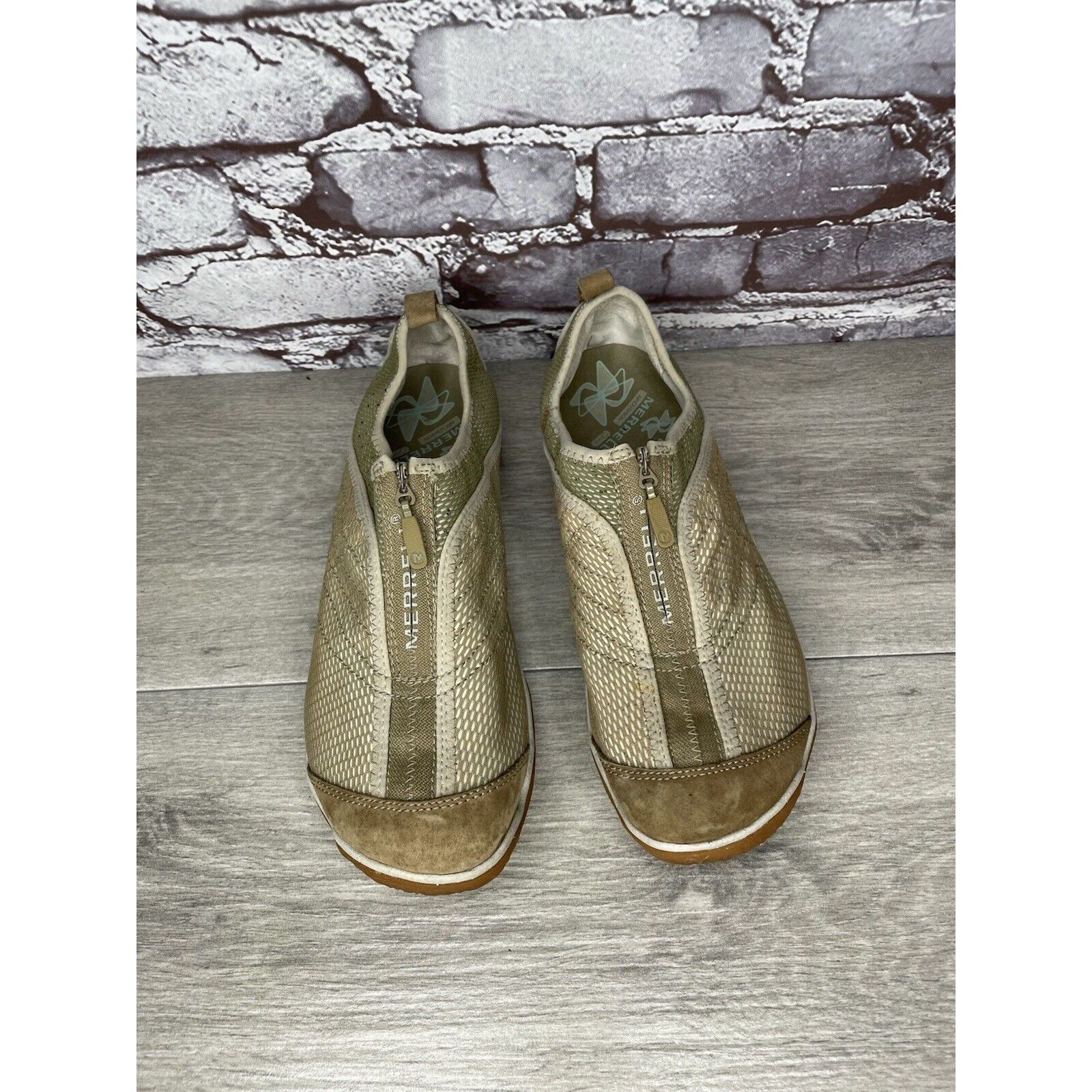 Merrell Merrell Lorelei Zip Deep Tan Synthetic Sneakers Shoes Women Size US 9 / IT 39 - 2 Thumbnail