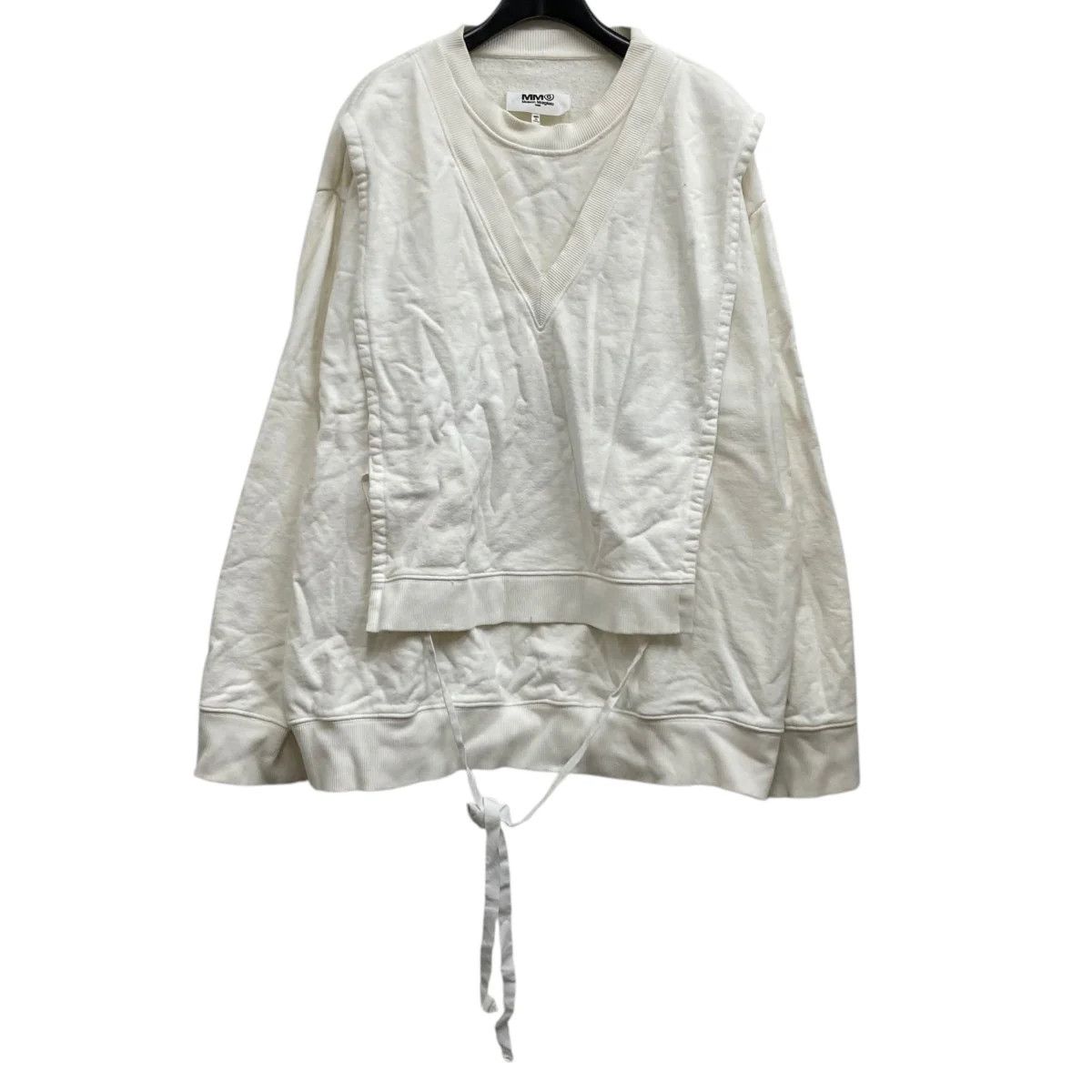 Maison Margiela Artisanal Layered Boxy Sweatshirt Size US S / EU 44-46 / 1 - 1 Thumbnail