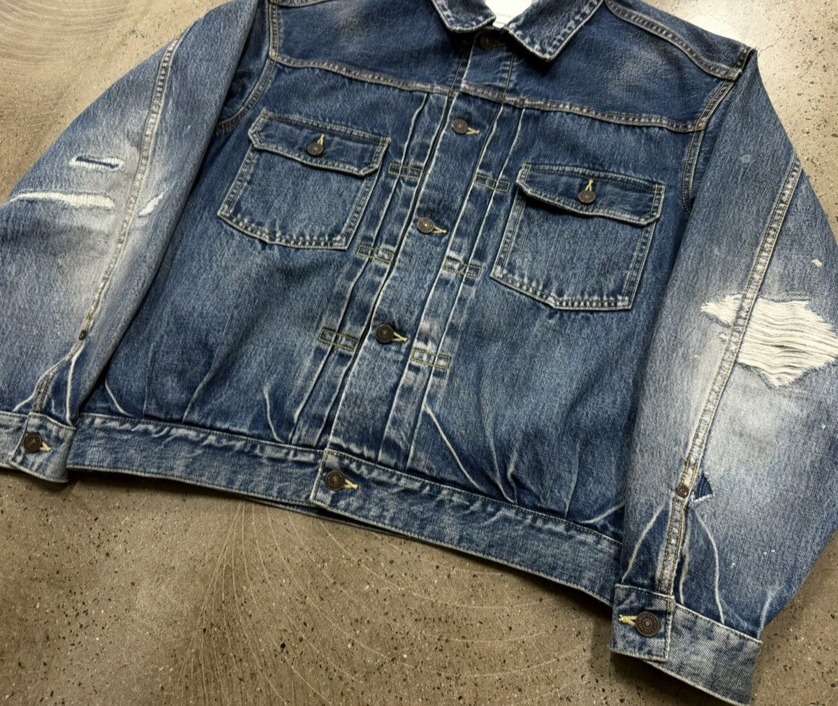 Visvim Visvim 21aw 101xx Jkt Dmgd-1006 D1006 Size US M / EU 48-50 / 2 - 5 Thumbnail