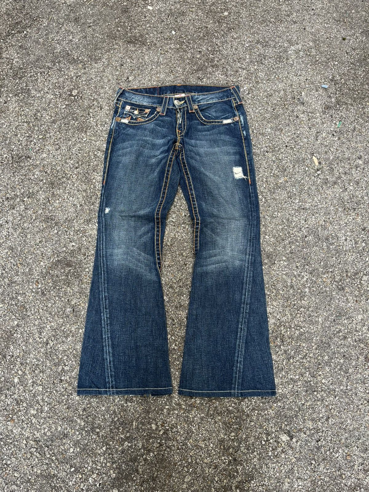 True Religion Flared True Religion Rainbow Joey Jeans Boot Cut Denim Size US 30 / EU 46 - 1 Thumbnail