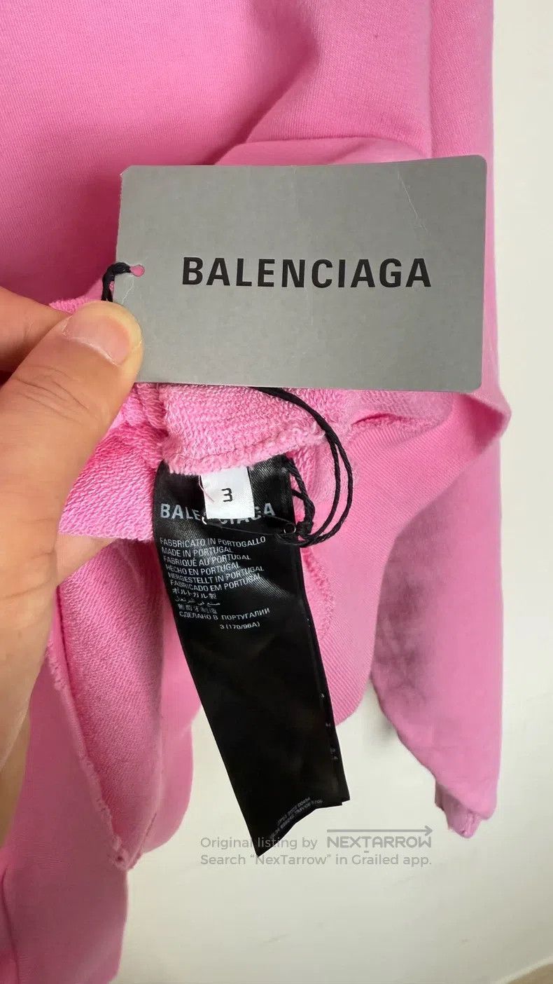 Balenciaga Balenciaga Round neck loose long sleeve lettering print sw Size L / US 10 / IT 46 - 7 Thumbnail