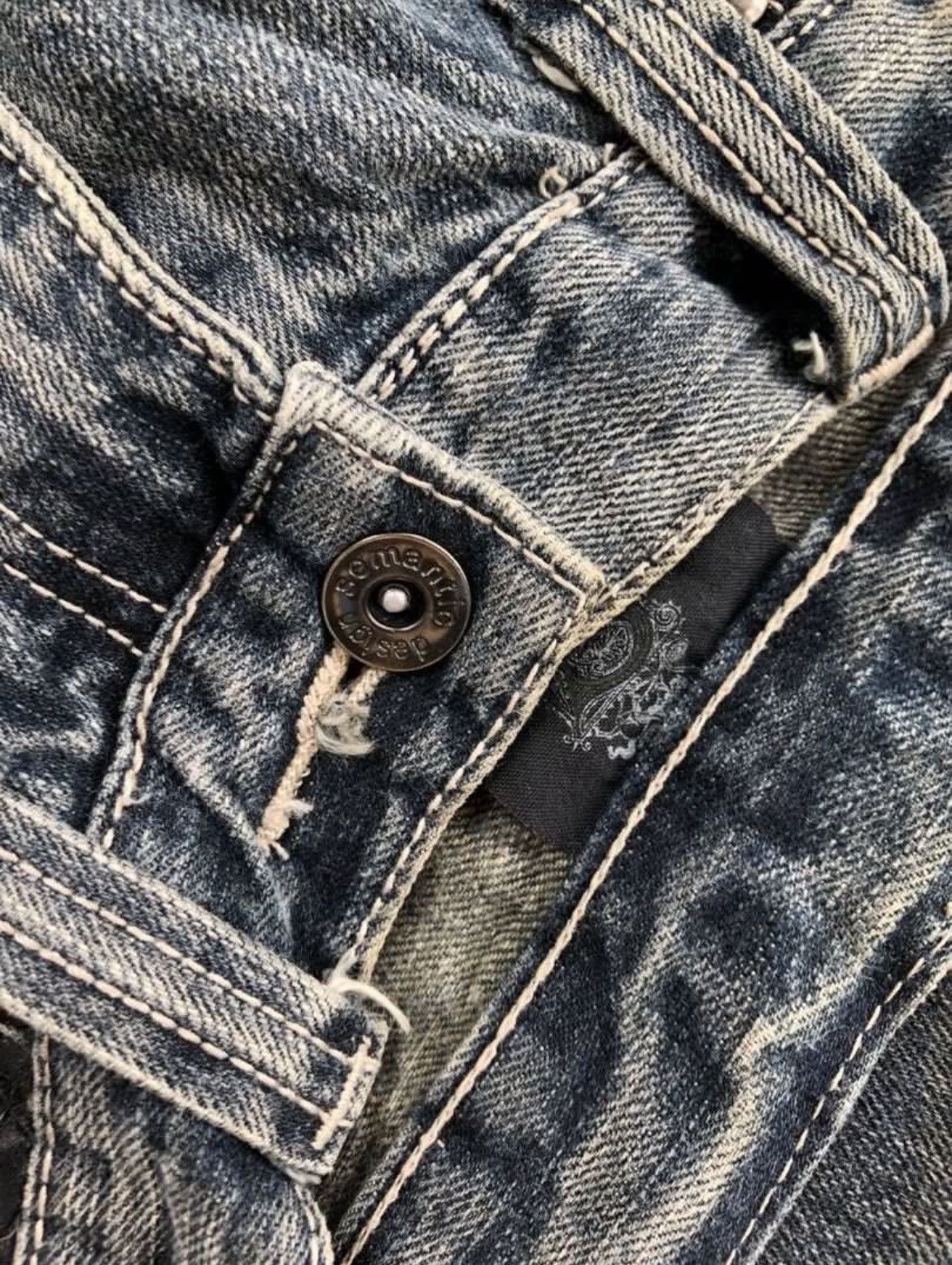 If Six Was Nine × Seditionaries × semanticdesign Semantic Design Faded Denim Pants Size US 32 / EU 48 - 8 Thumbnail