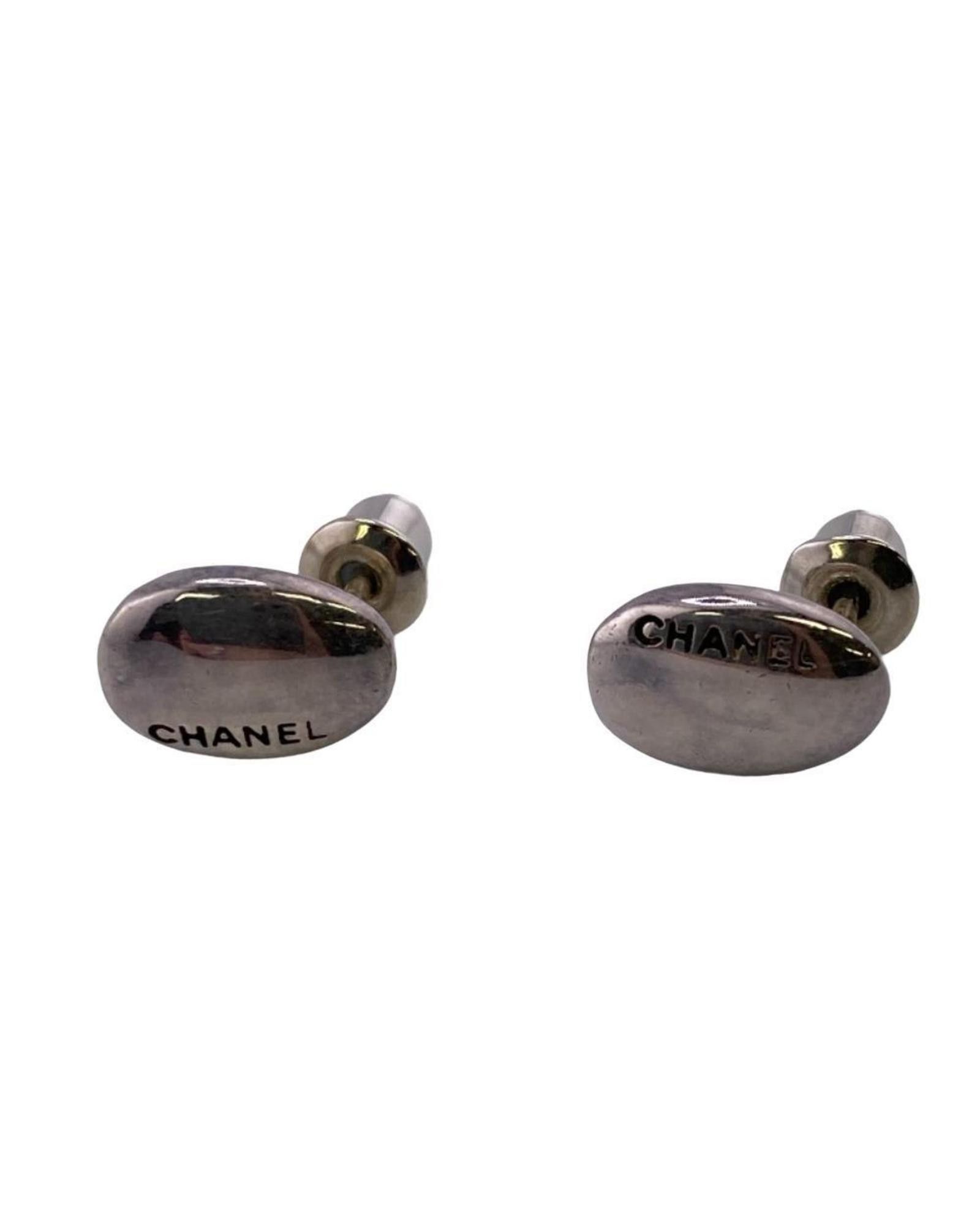 image of Chanel 925 Sterling Silver Clou Earrings, Women's