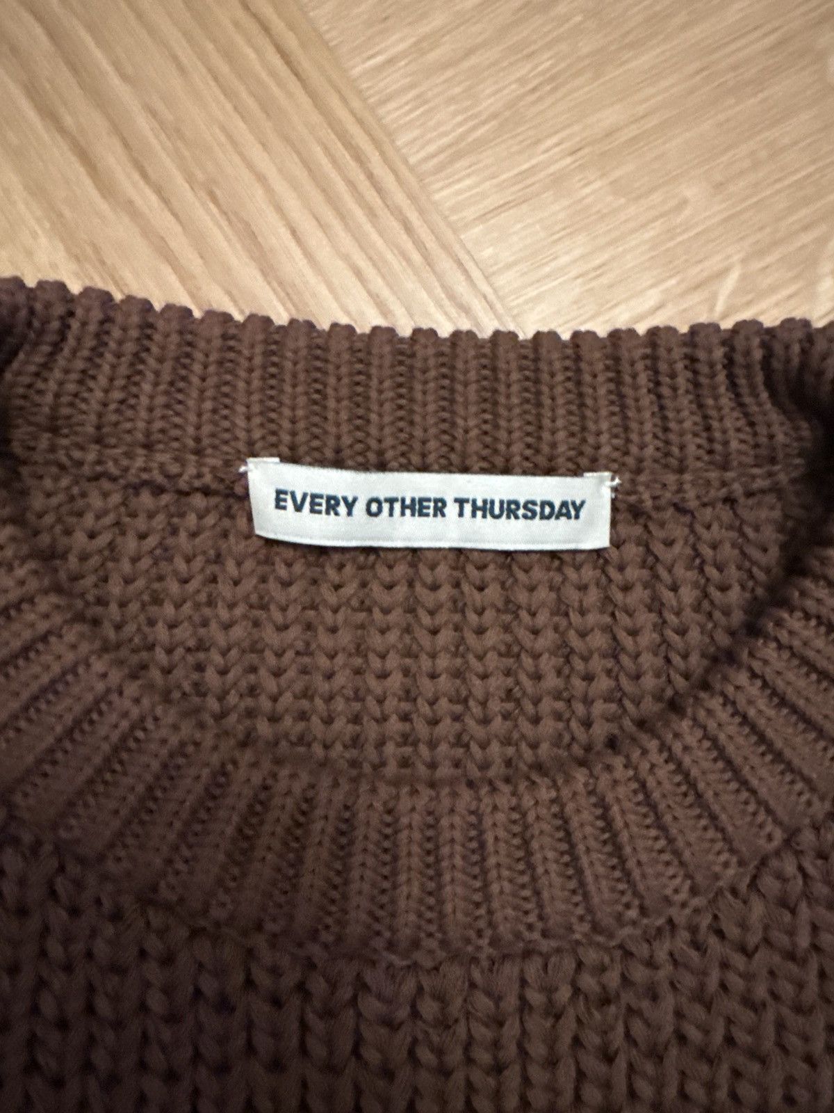 Every Other Thursday Every Other Thursday Cotton Fisherman Knit Size US XL / EU 56 / 4 - 2 Thumbnail