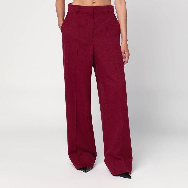 Stella McCartney Stella Mccartney Wide Butter-Coloured Pants