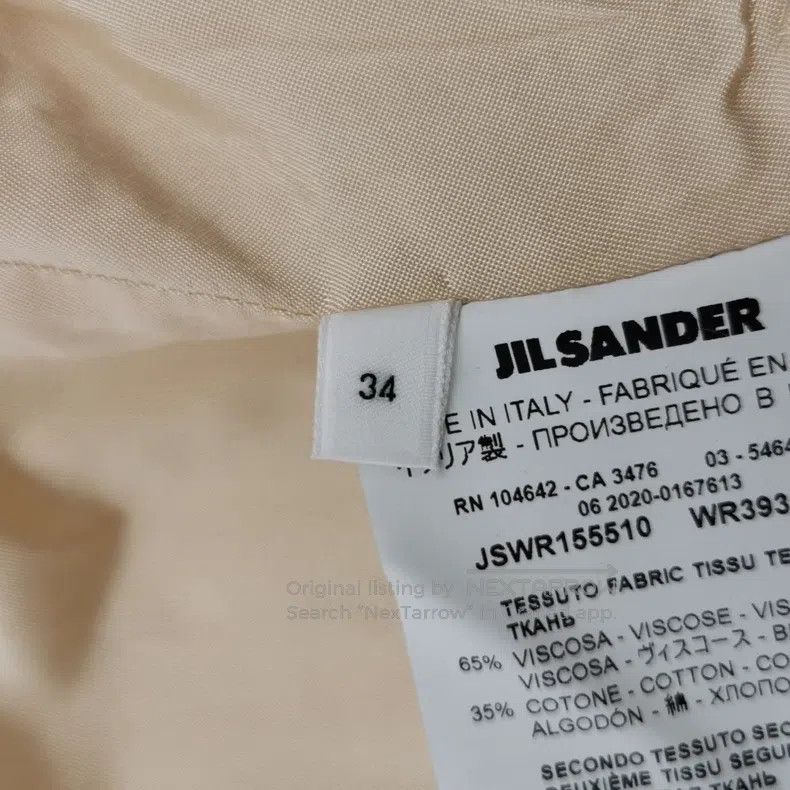 Jil Sander Jil Sander size 34 Cotton solid lapel jacket Size 4XL / US 24-26 - 4 Thumbnail