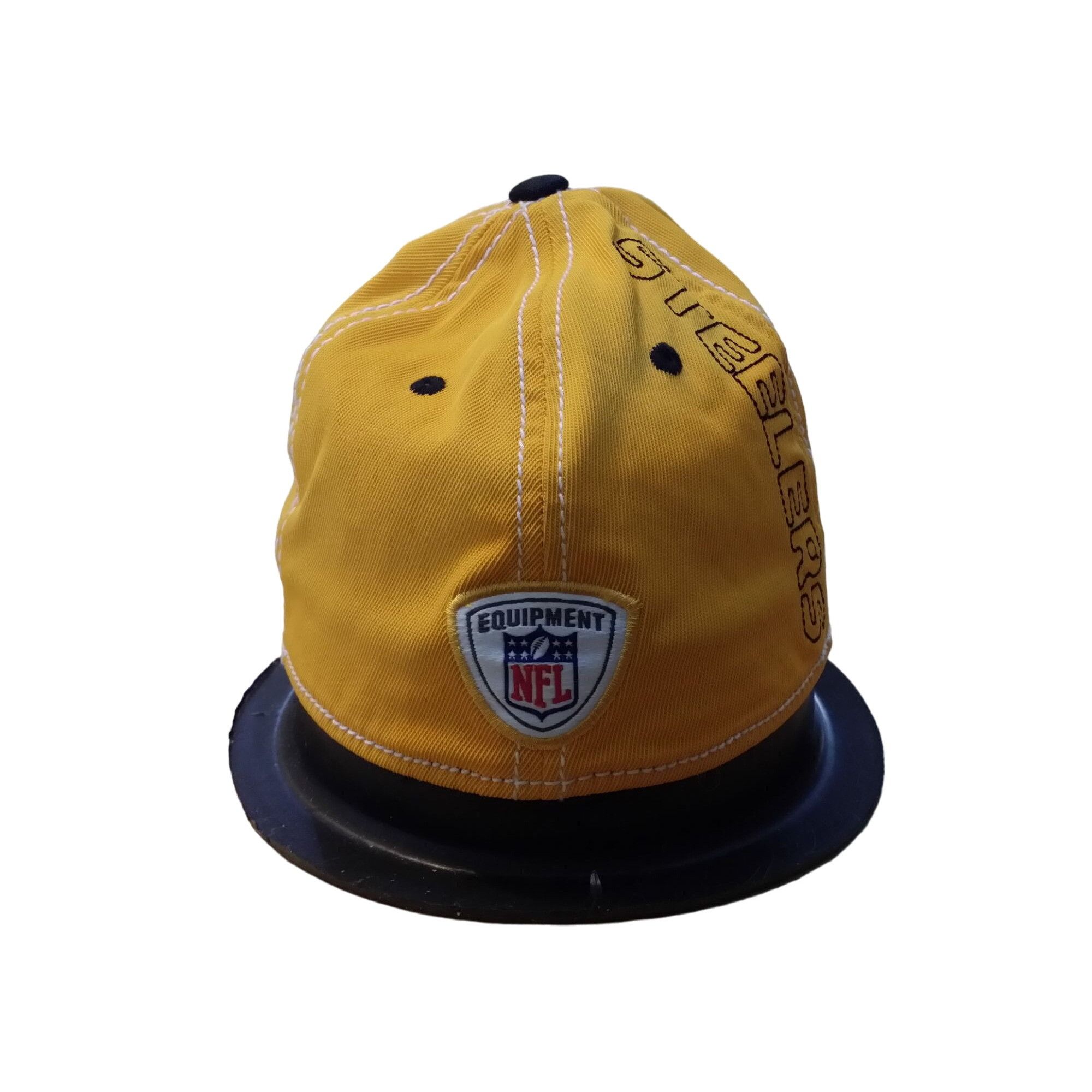 Reebok Pittsburgh Steelers On Field Fitted Hat Reebok Sz M/L Yellow Size ONE SIZE - 3 Thumbnail