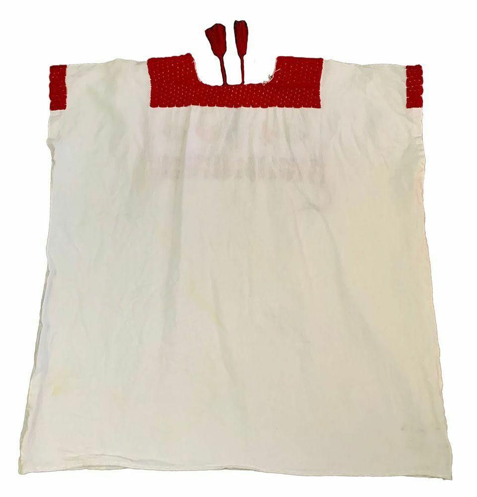 Designer New White Hand Made Embroidered Blouse L Size L / US 10 / IT 46 - 4 Thumbnail