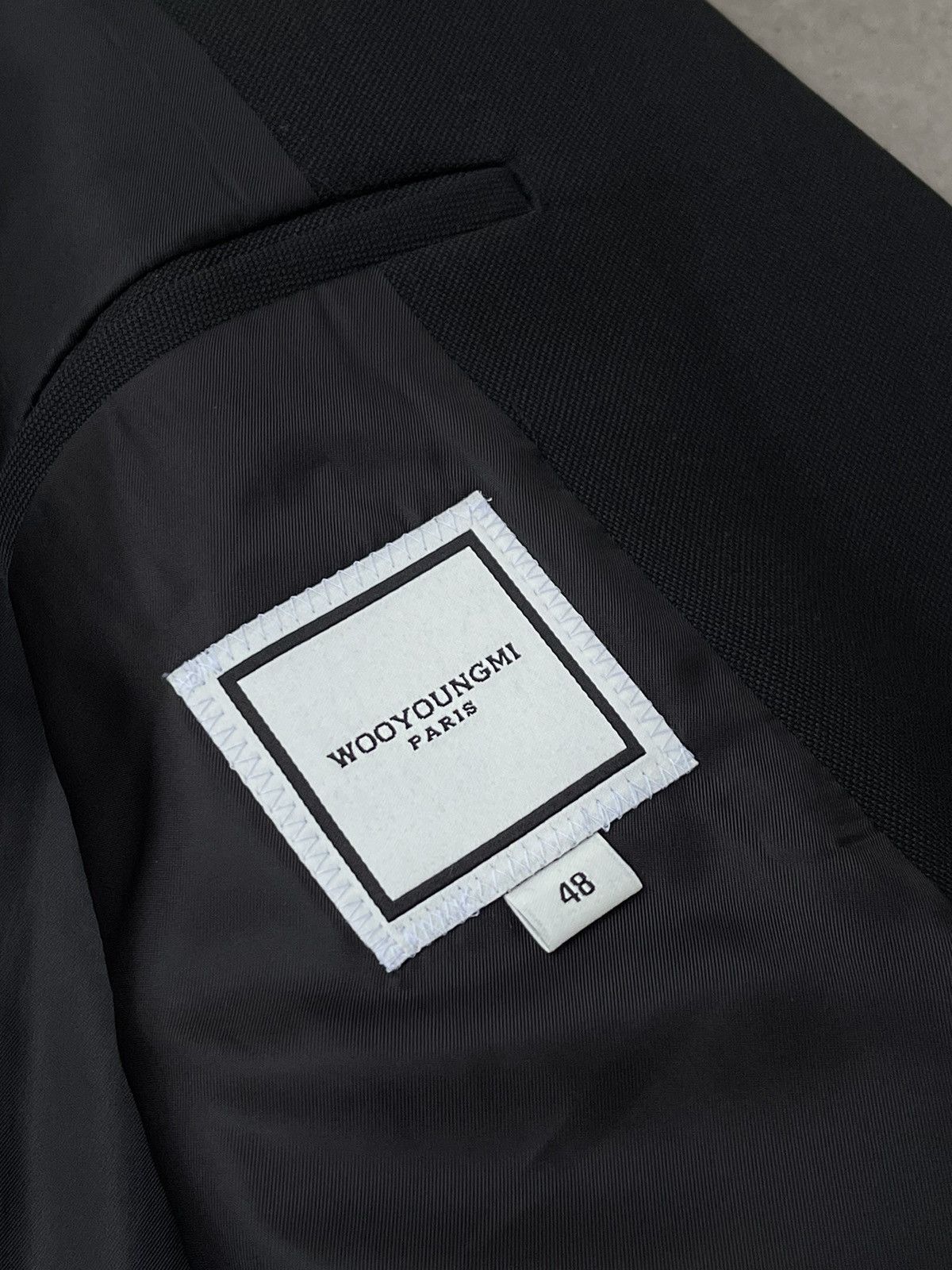 Wooyoungmi !DS! SS23 Wooyoungmi Black Blazer Jacket Size 38R - 21 Thumbnail