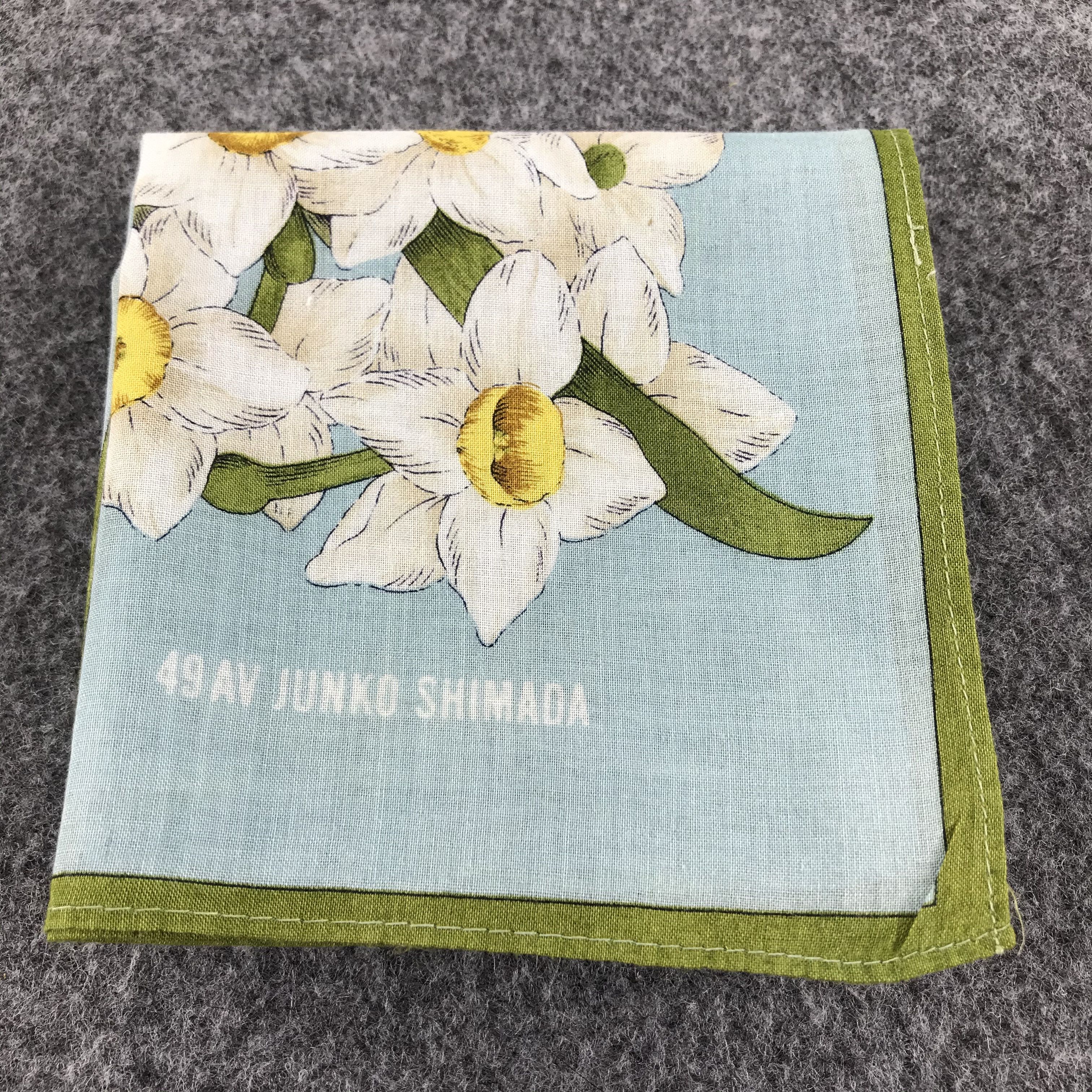 Junko Shimada Junko Shimada Floral Handkerchief Neckerchief Bandana H482 Size ONE SIZE - 6 Thumbnail