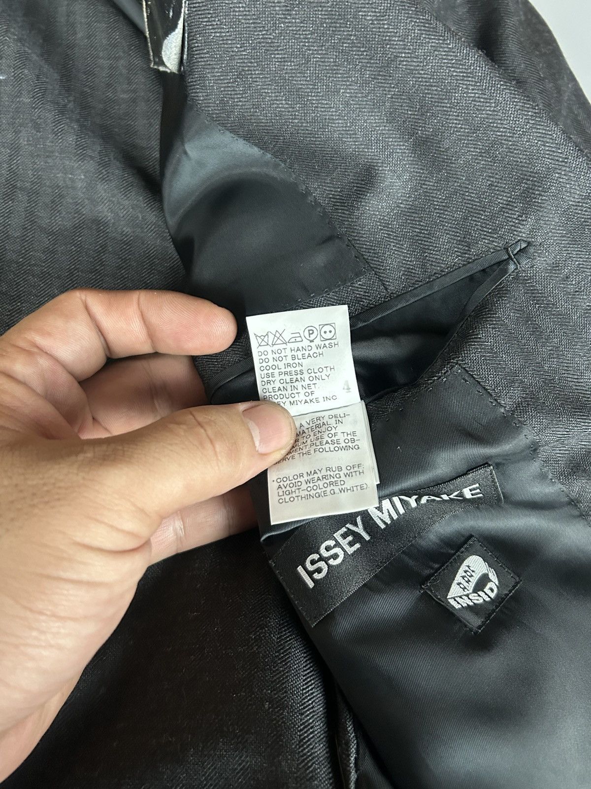 Issey Miyake Issey Miyake A-POC Wool/Silk Blazer Size US L / EU 52-54 / 3 - 8 Thumbnail