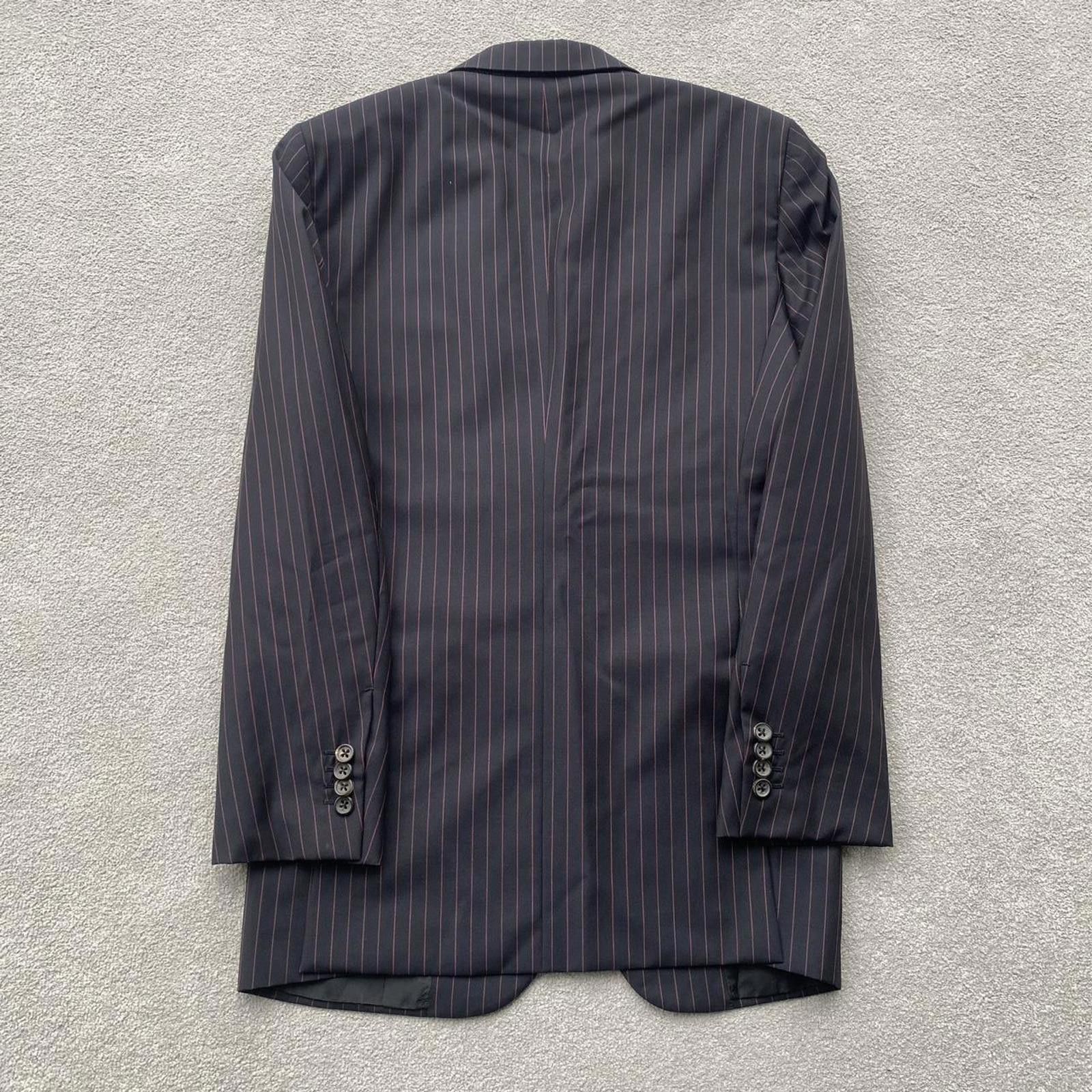 Jil Sander Jil Sander Tailor Made Pinstripe Wool Blazer Size 44R - 3 Thumbnail