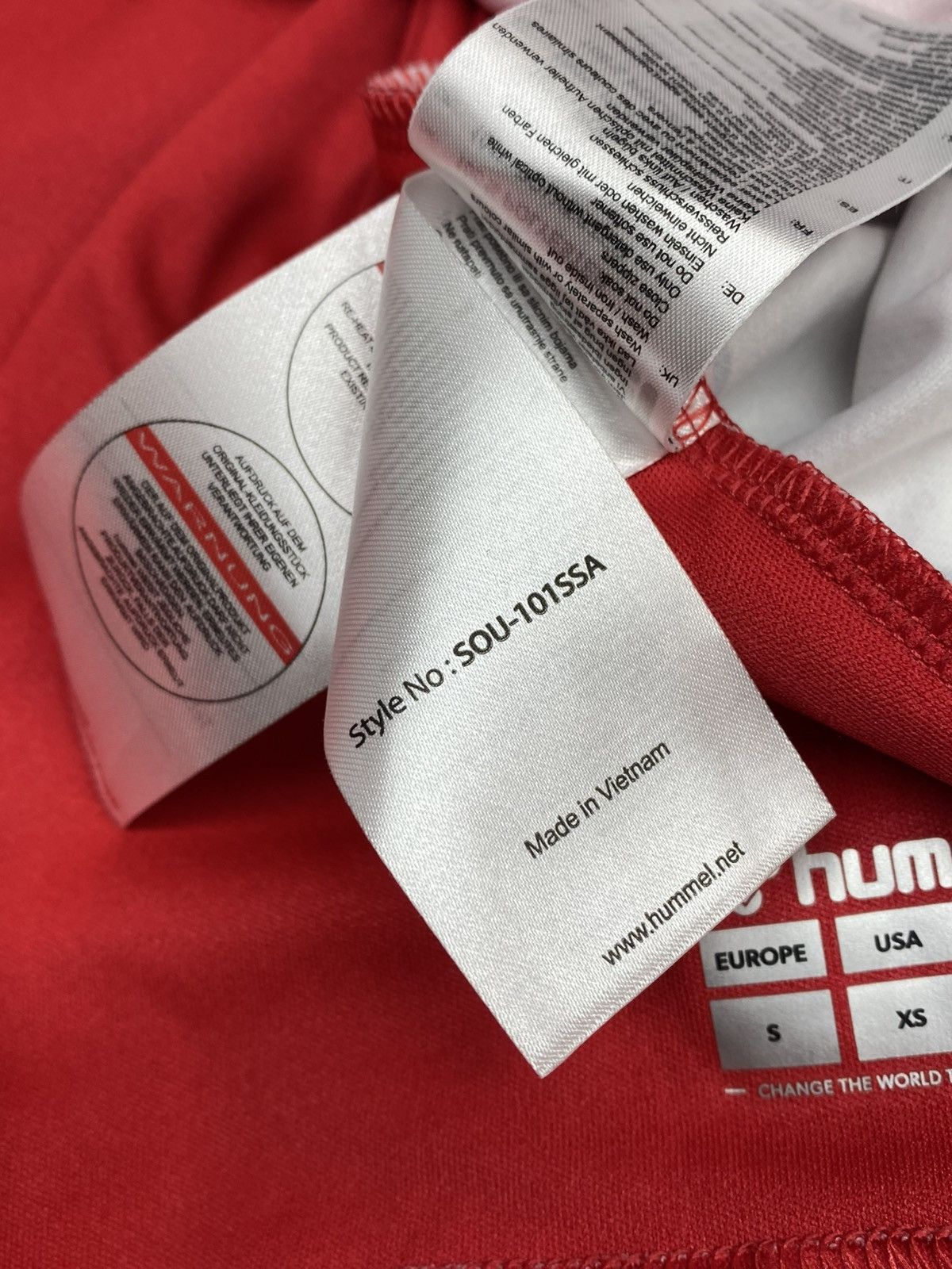 Hummel Southampton 2021/22 Home Football Soccer Jersey Size US S / EU 44-46 / 1 - 18 Thumbnail