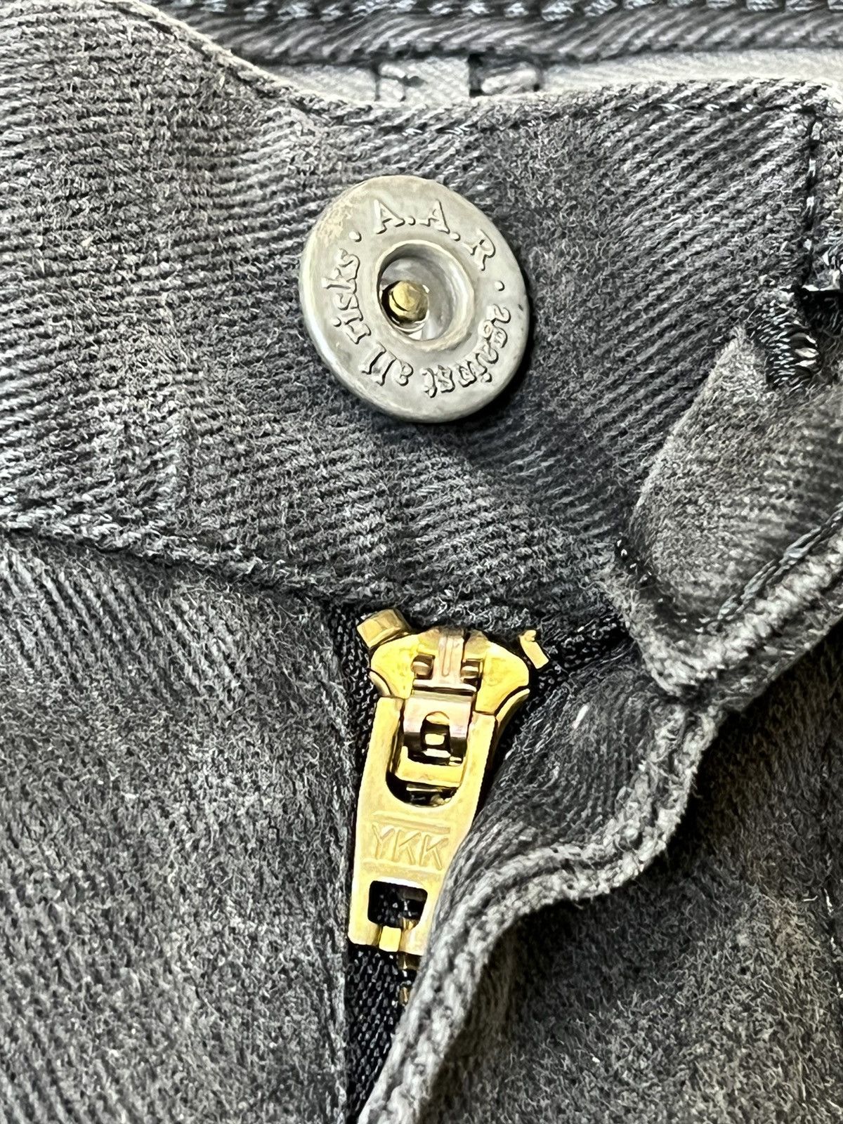 Yohji Yamamoto VINTAGE A.A.R YOHJI YAMAMOTO DESIGN STUDIO JEANS Size US 30 / EU 46 - 15 Thumbnail