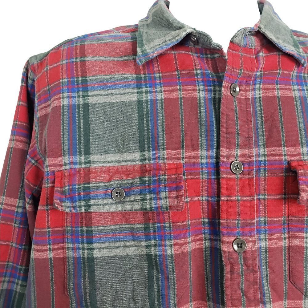 L.L. Bean LL Bean Chamois Cloth Shirt Mens Size Large Red Plaid Size US L / EU 52-54 / 3 - 4 Thumbnail