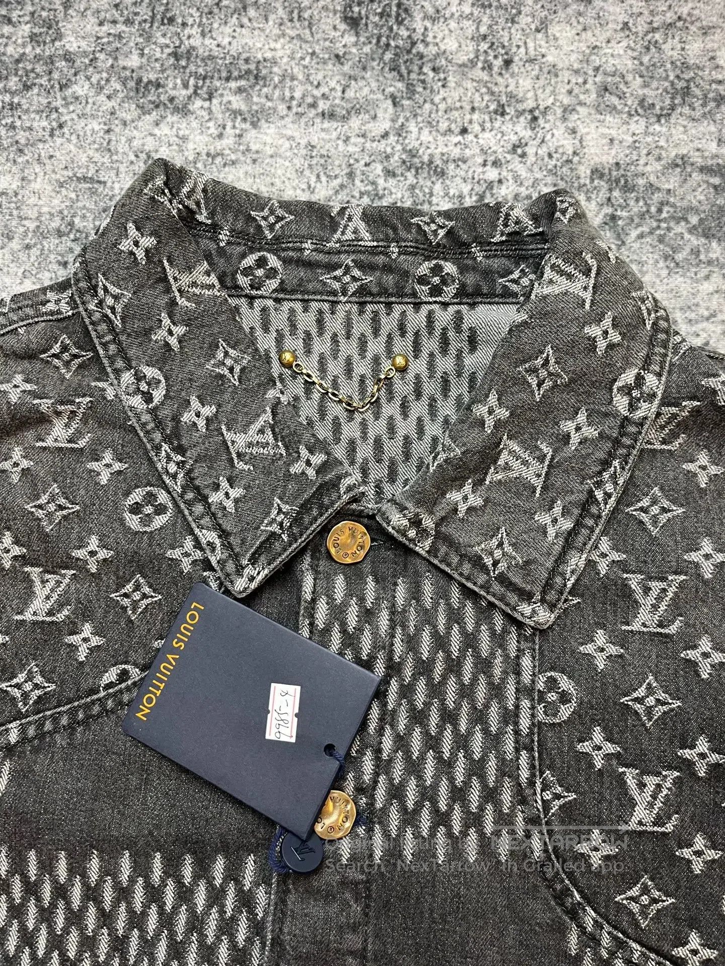Louis Vuitton Louis Vuitton Denim jacket (rare large size)| Size US XL / EU 56 / 4 - 2 Thumbnail