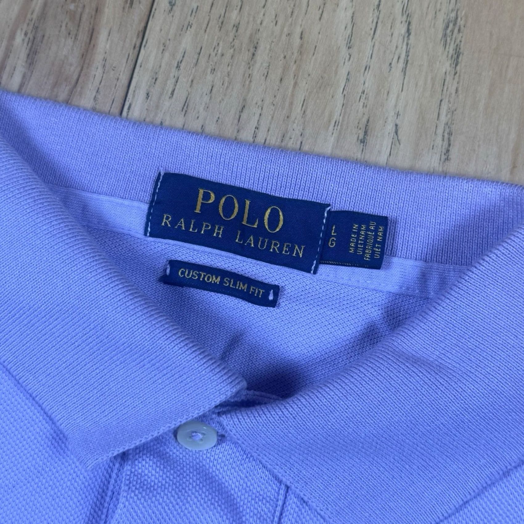 Ralph Lauren Polo Ralph Lauren Shirt Mens Large Custom Purple Short Sleeve Soft Size US L / EU 52-54 / 3 - 3 Thumbnail