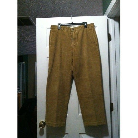 Brooks Brothers BROOKS BROTHERS MEN'S COTTON BLEND CORDUROY PANTS SIZE:36/30 Size US 36 / EU 52 - 4 Thumbnail