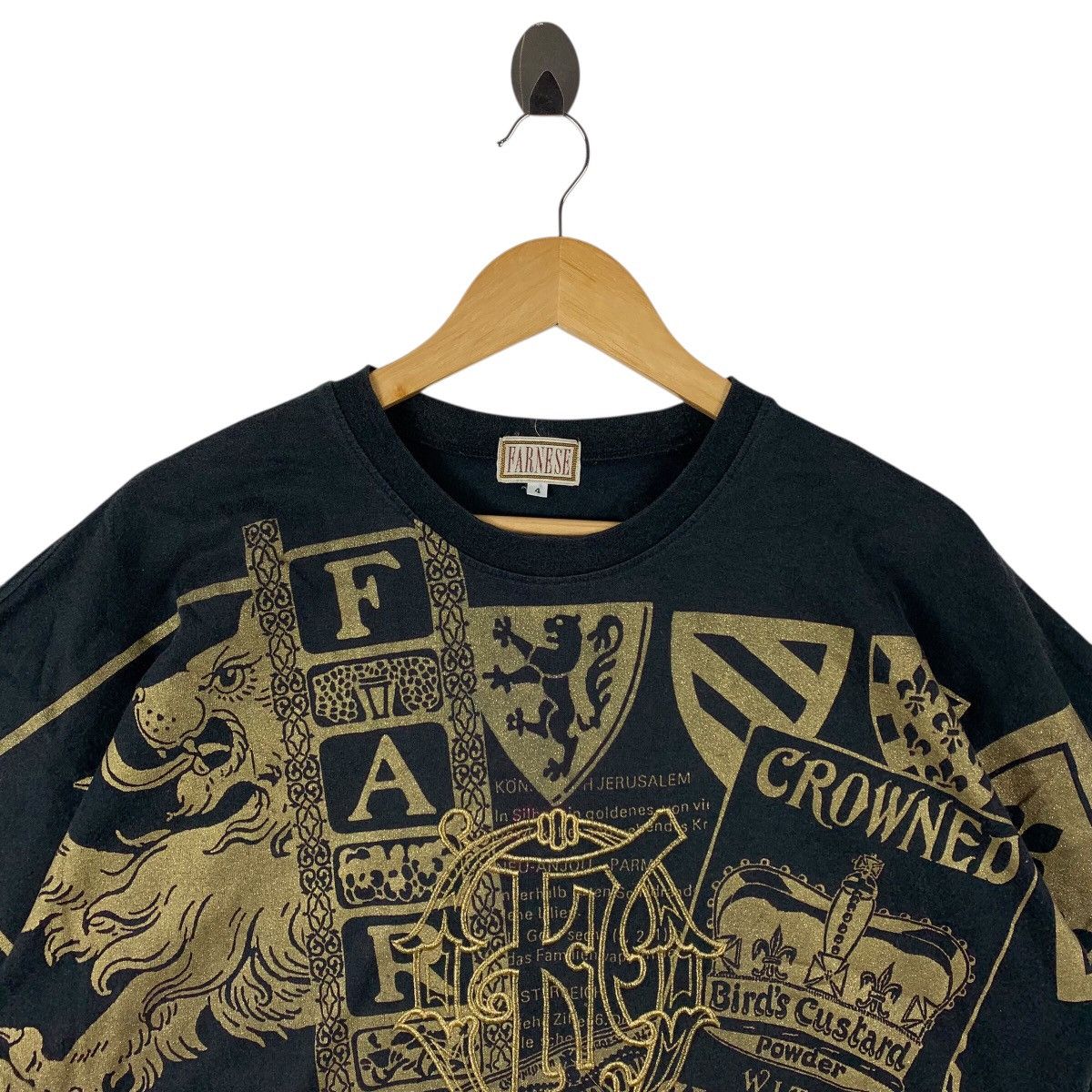 Bullet Noise × Designer × Vintage Vintage 90s FARNESE the royal marine custard powder tee Size US L / EU 52-54 / 3 - 2 Thumbnail