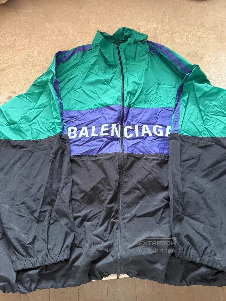 Balenciaga Balenciaga Colorblocked Tracksuit - Black Green Purple Size US M / EU 48-50 / 2 - 1 Thumbnail
