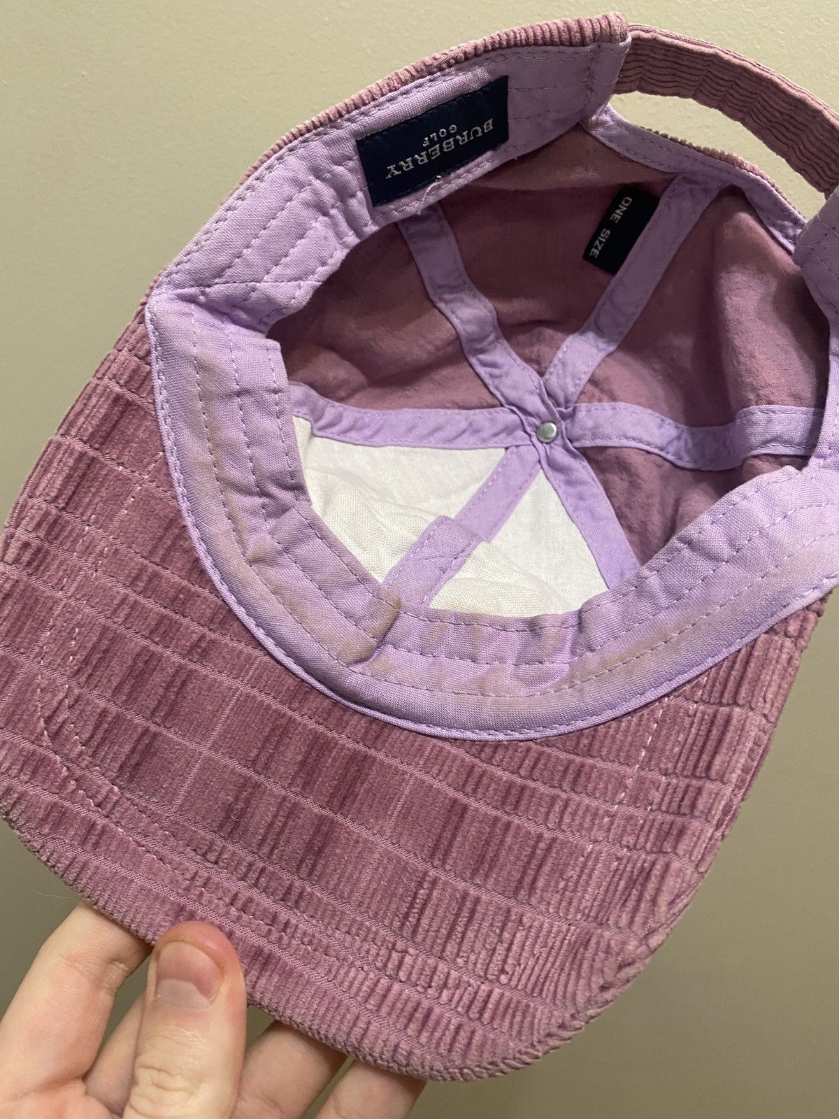 Burberry × Vintage Ultra rare burberry corduroy unisex cap Size ONE SIZE - 9 Thumbnail