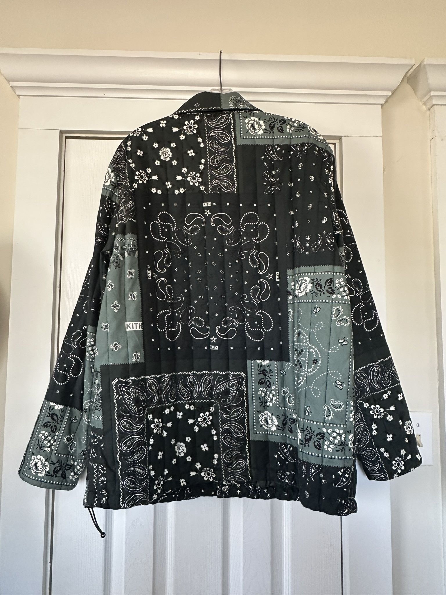 Kith Kith Carmine Coaches Jacket Stadium Green Paisley Size US XL / EU 56 / 4 - 9 Thumbnail