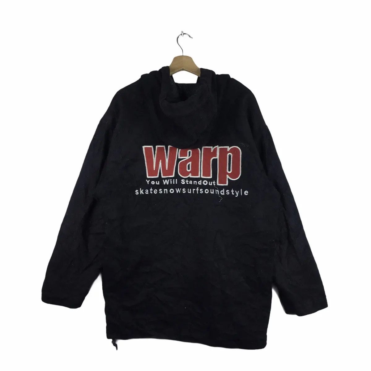 Vintage Vtg WARP Skateboard Snowboard Jacket Parka Trench Outdoor Size US M / EU 48-50 / 2 - 1 Thumbnail