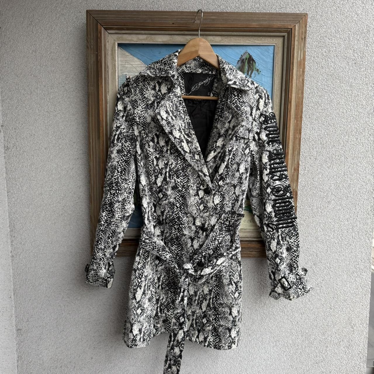 Other Ed Hardy print robe with skull and heart, belted with logo Size M / US 6-8 / IT 42-44 - 2 Thumbnail