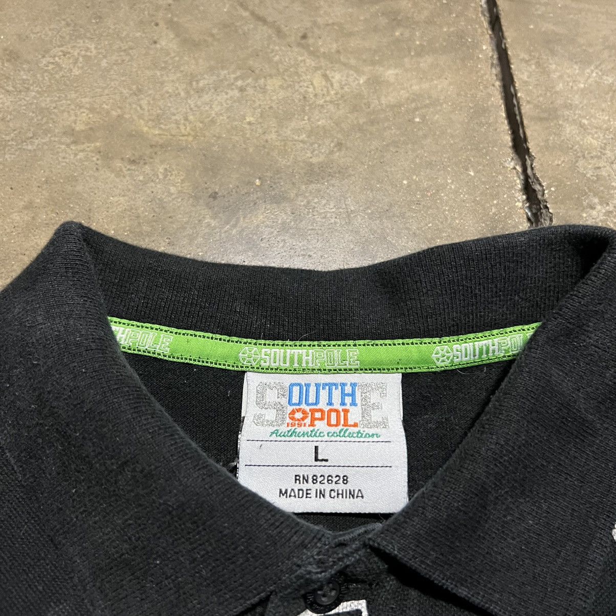 Southpole Vintage SouthPole Polo Shirt AOP Diamond Skater Mall Y2K Size US L / EU 52-54 / 3 - 7 Thumbnail