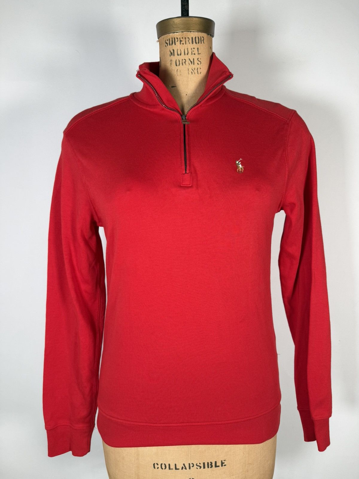 Polo Ralph Lauren Polo Ralph Lauren Soft Cotton 1/4 Zip Sweatshirt Size US S / EU 44-46 / 1 - 1 Thumbnail