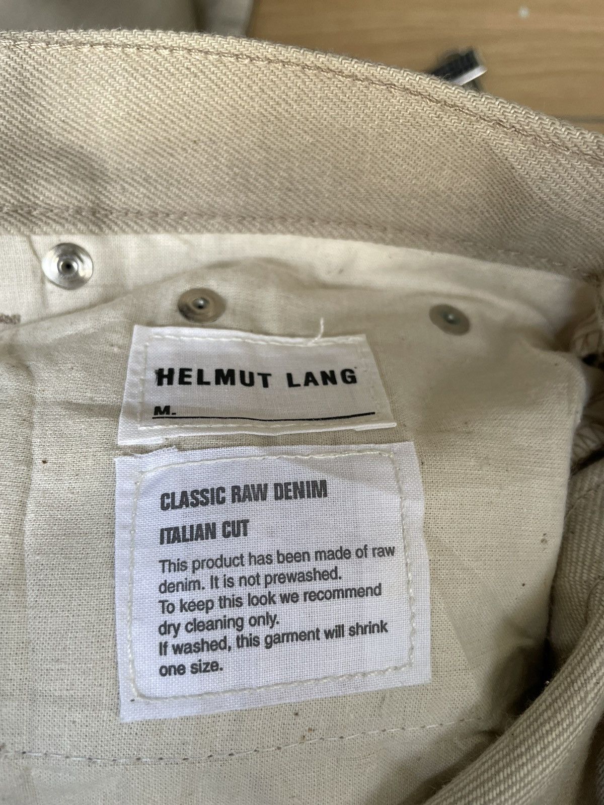 Designer × Helmut Lang Vintage Helmut Lang Denim Jeans Size US 26 / EU 42 - 19 Thumbnail