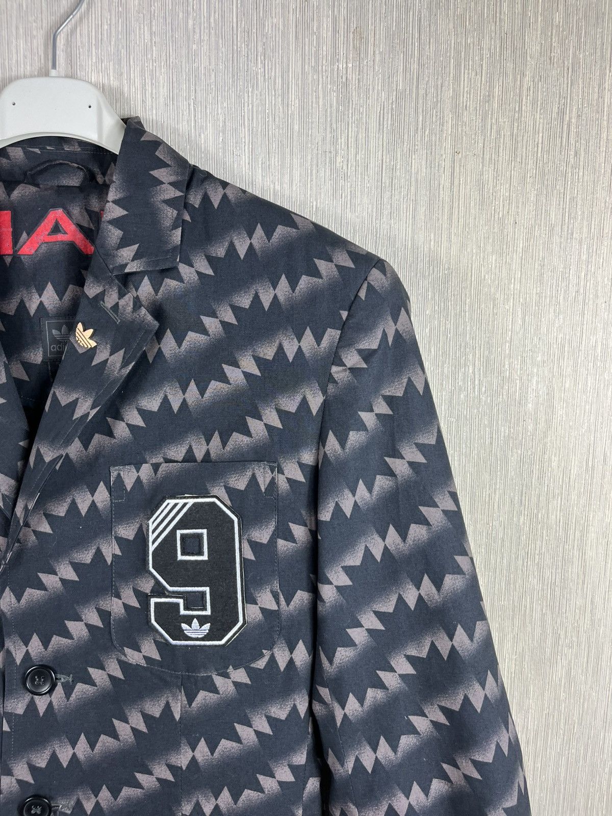 Adidas × Vintage Vintage Adidas blazer jacket y2k monogram sharp pin 9 logo Size US S / EU 44-46 / 1 - 3 Thumbnail