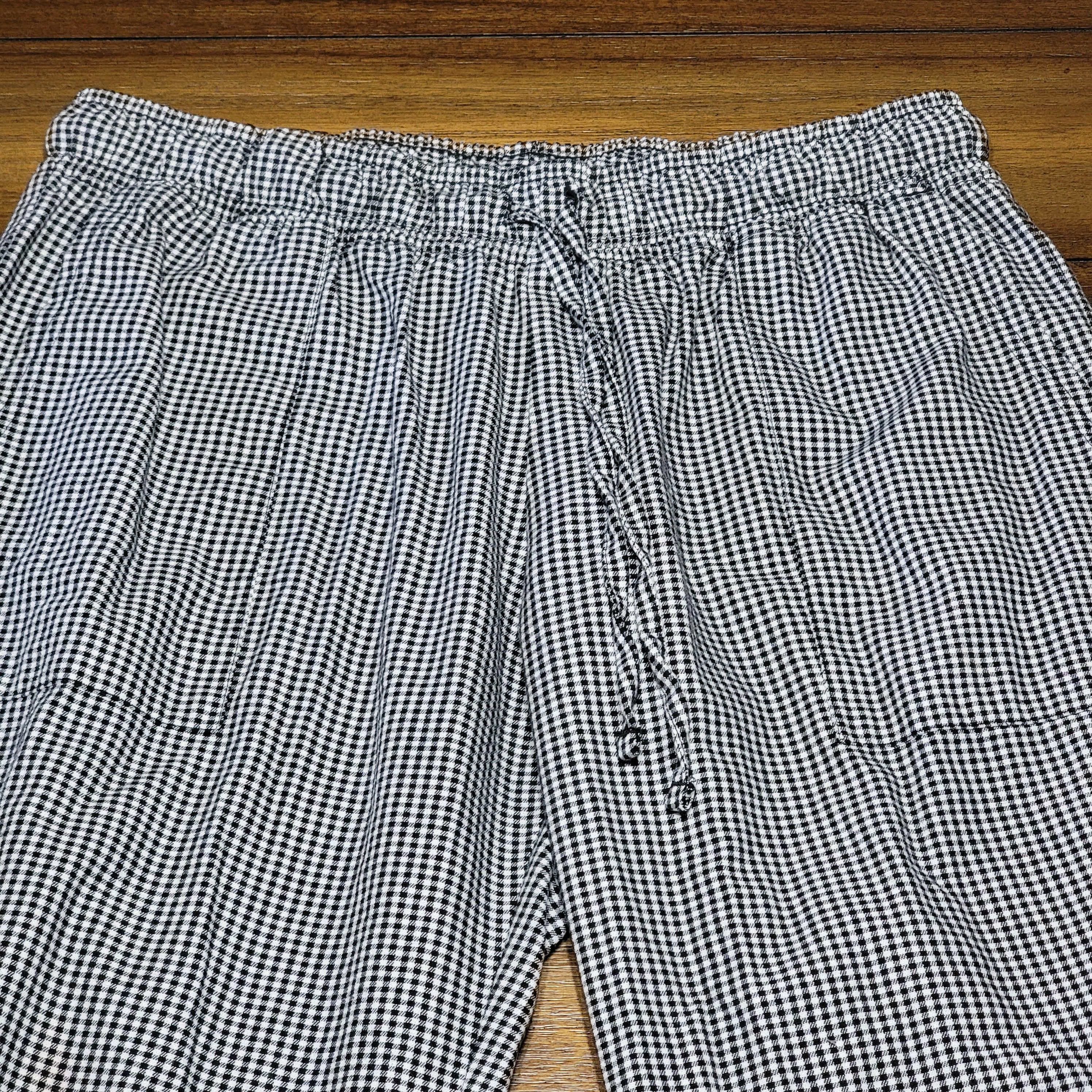 Other Chef Works B&W Checkered Unisex Chef Uniform Pants - Size XL Size US 32 / EU 48 - 2 Thumbnail