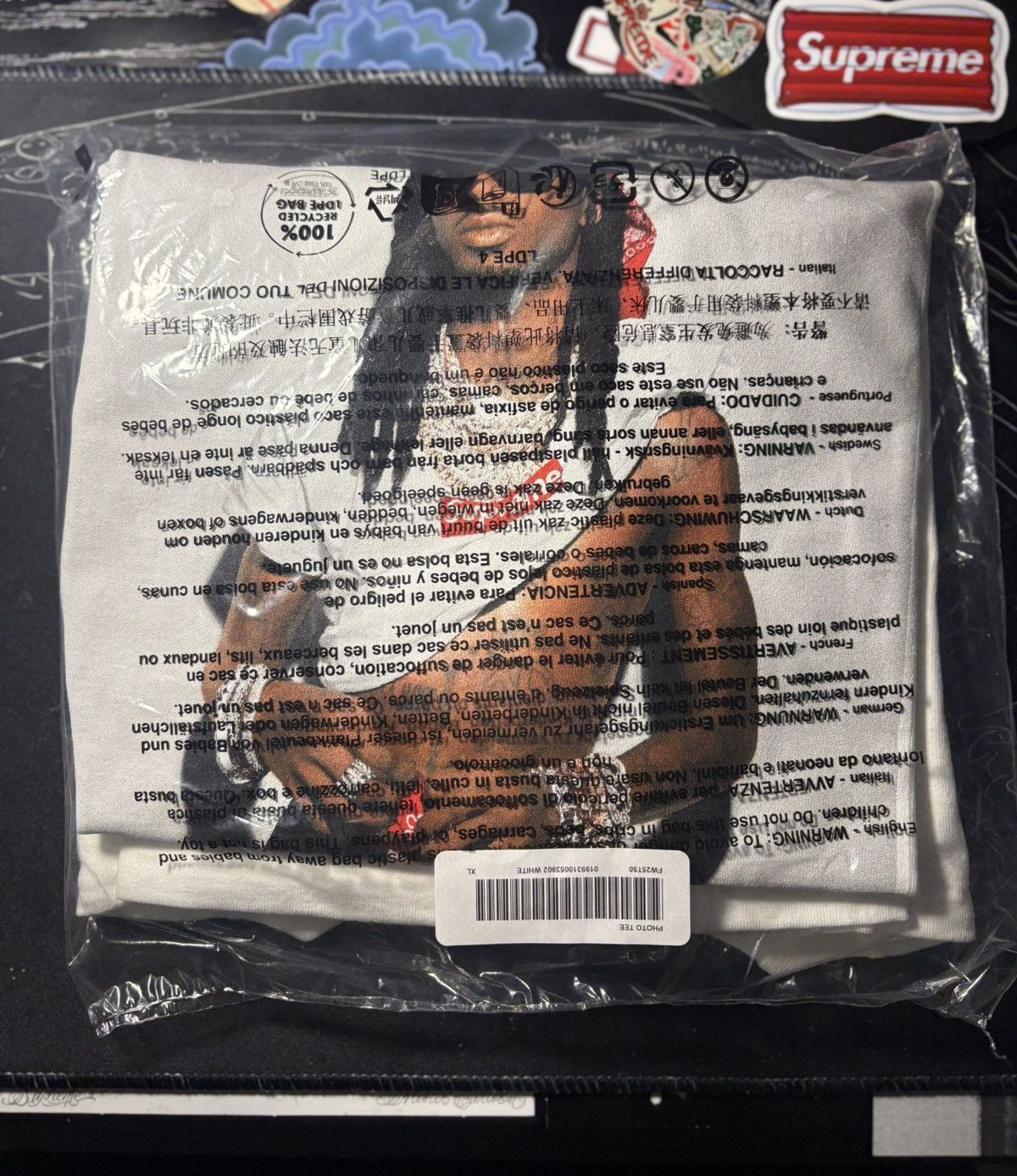 Supreme Supreme Playboi Carti Tee Size US XL / EU 56 / 4 - 2 Thumbnail