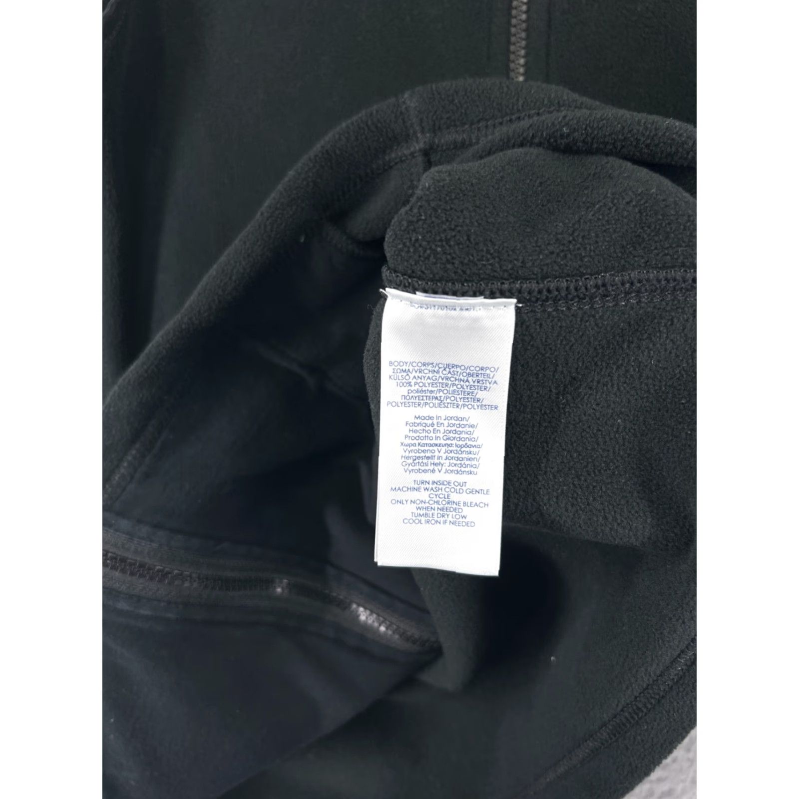 Izod IZOD Vest Women M Black Fleece 100% Polyester Full Zip Sleeveless Golf Size M / US 6-8 / IT 42-44 - 4 Thumbnail