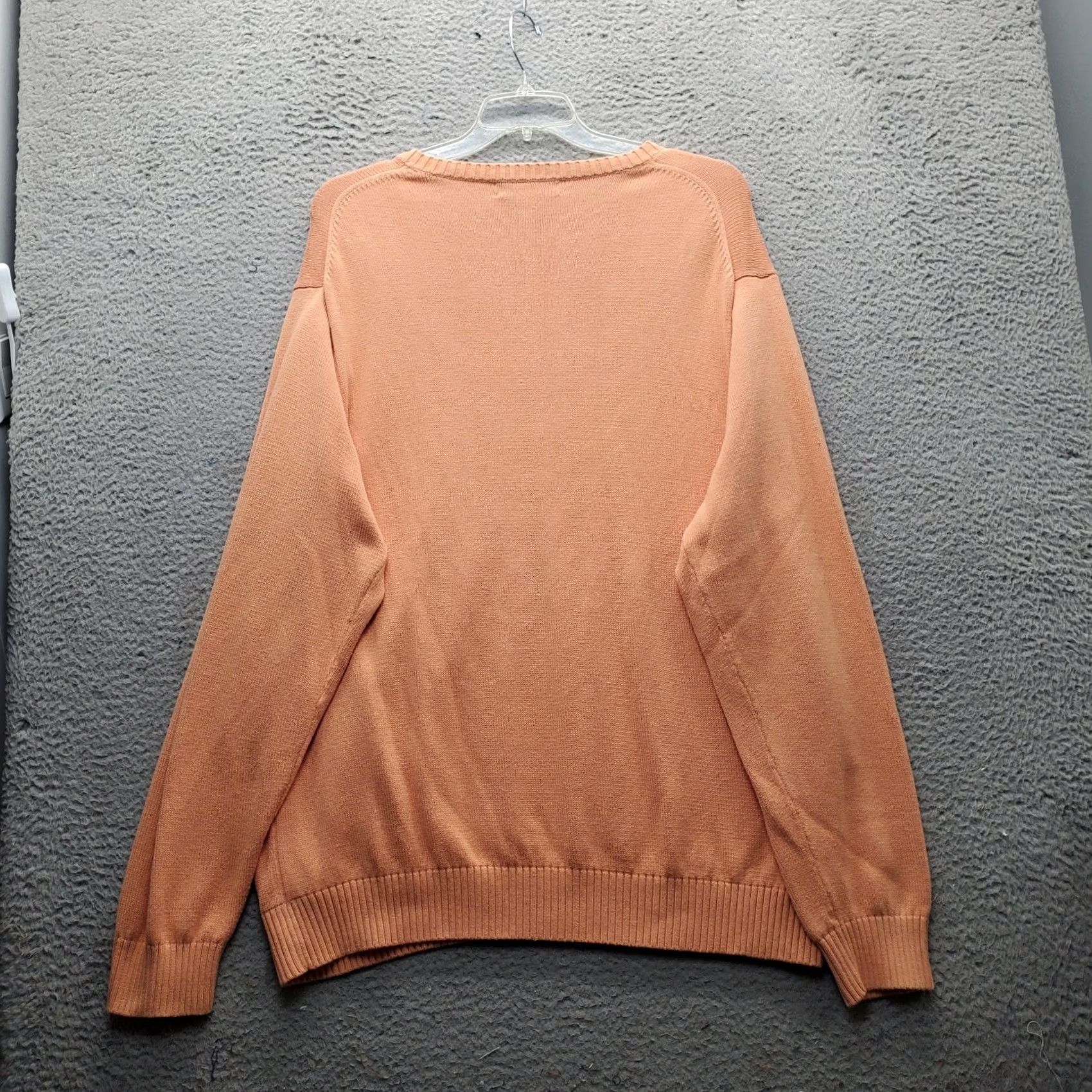 Vineyard Vines Vineyard Vines Sweater Mens XXL Orange Knit Long Sleeve Crew Neck Logo Pullover Size US XXL / EU 58 / 5 - 2 Thumbnail