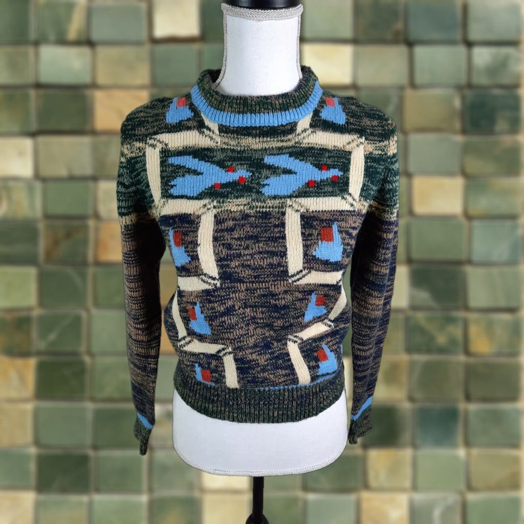 Vintage VINTAGE Majestic Sweater Crewneck PullOver Knit Acrylic Womens XS S6C Size S / US 4 / IT 40 - 1 Thumbnail
