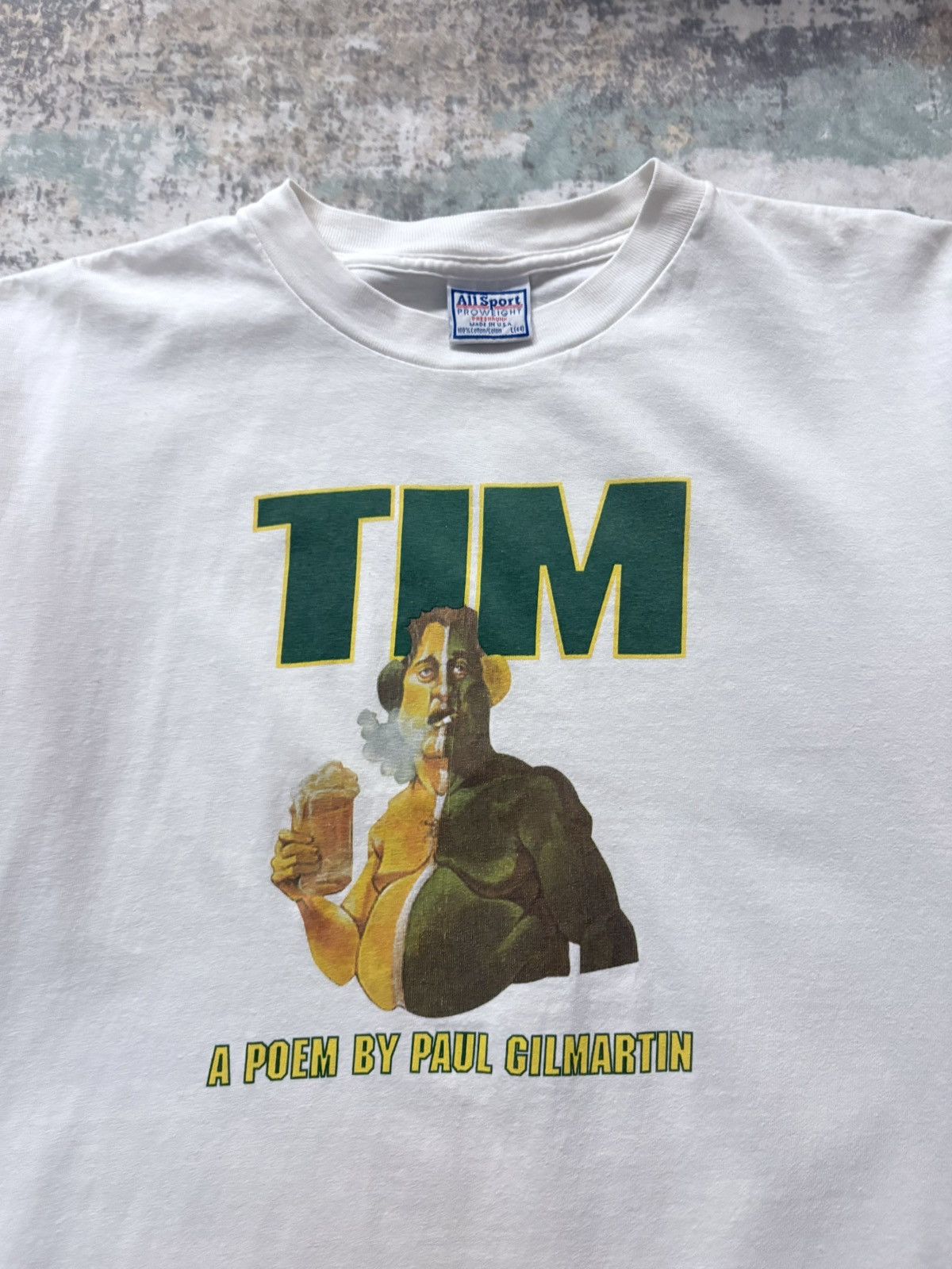 NFL Green Bay Packers “Tim” Poem Tee Shirt RARE 90’s Piece Size US L / EU 52-54 / 3 - 3 Thumbnail