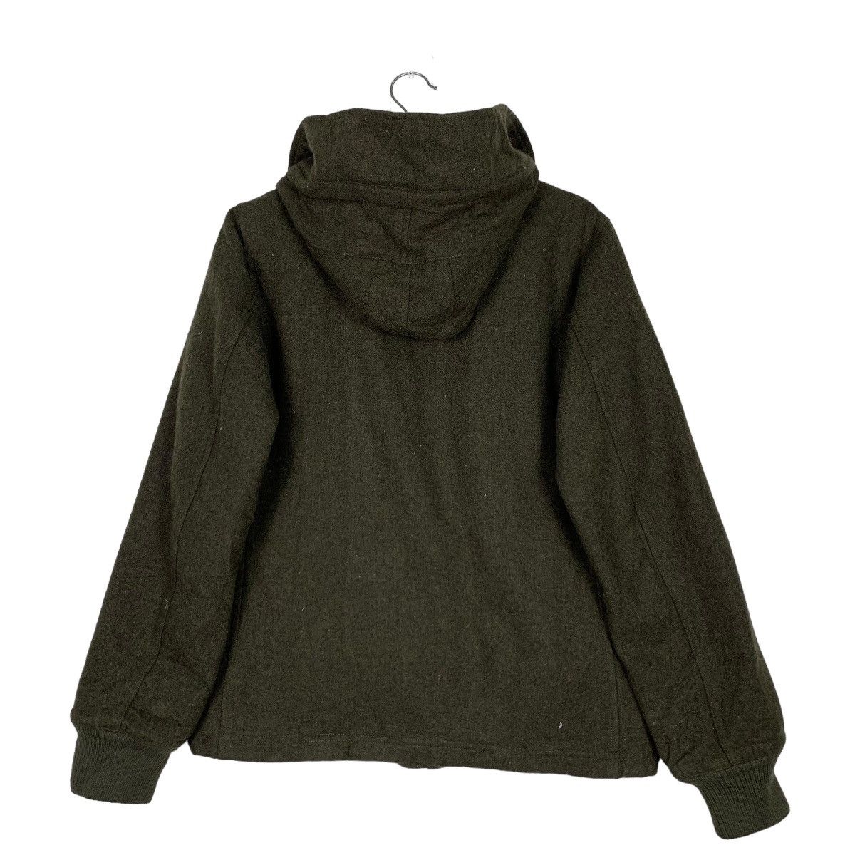 Beams Plus BEAMS Wool Olive Green Hoodie Jacket #0062-C4 Size US L / EU 52-54 / 3 - 8 Thumbnail
