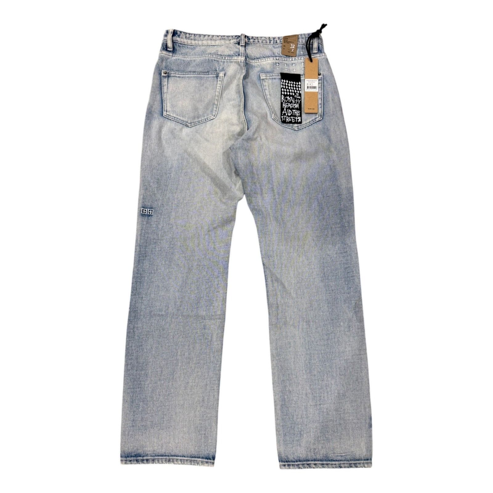 Ksubi Ksubi Straight Leg Light Wash Jeans Size US 32 / EU 48 - 2 Thumbnail