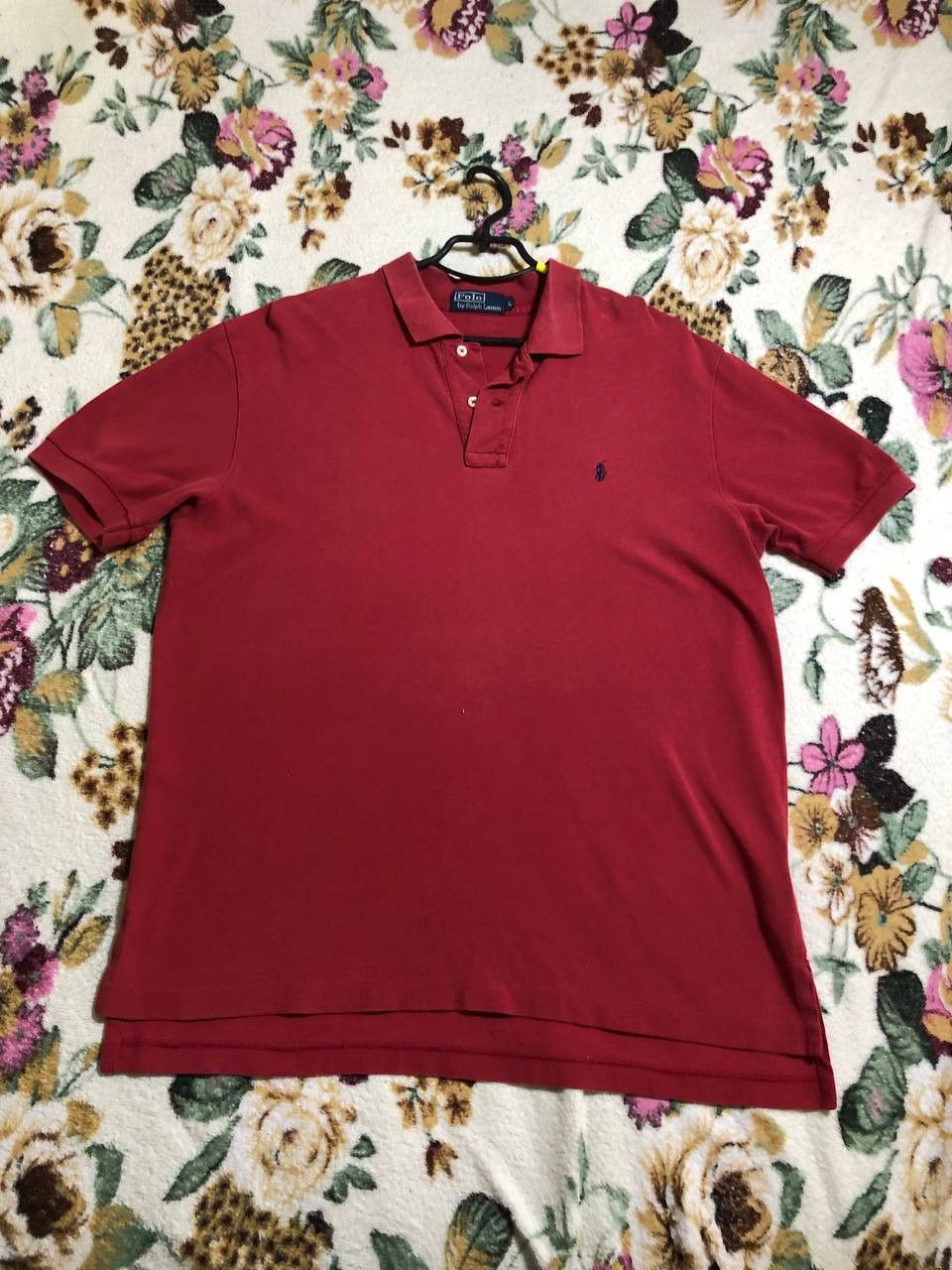 Polo Ralph Lauren Polo Ralph Lauren Men Golf Shirt Maroon Short Sleeve Knit Size US L / EU 52-54 / 3 - 1 Thumbnail