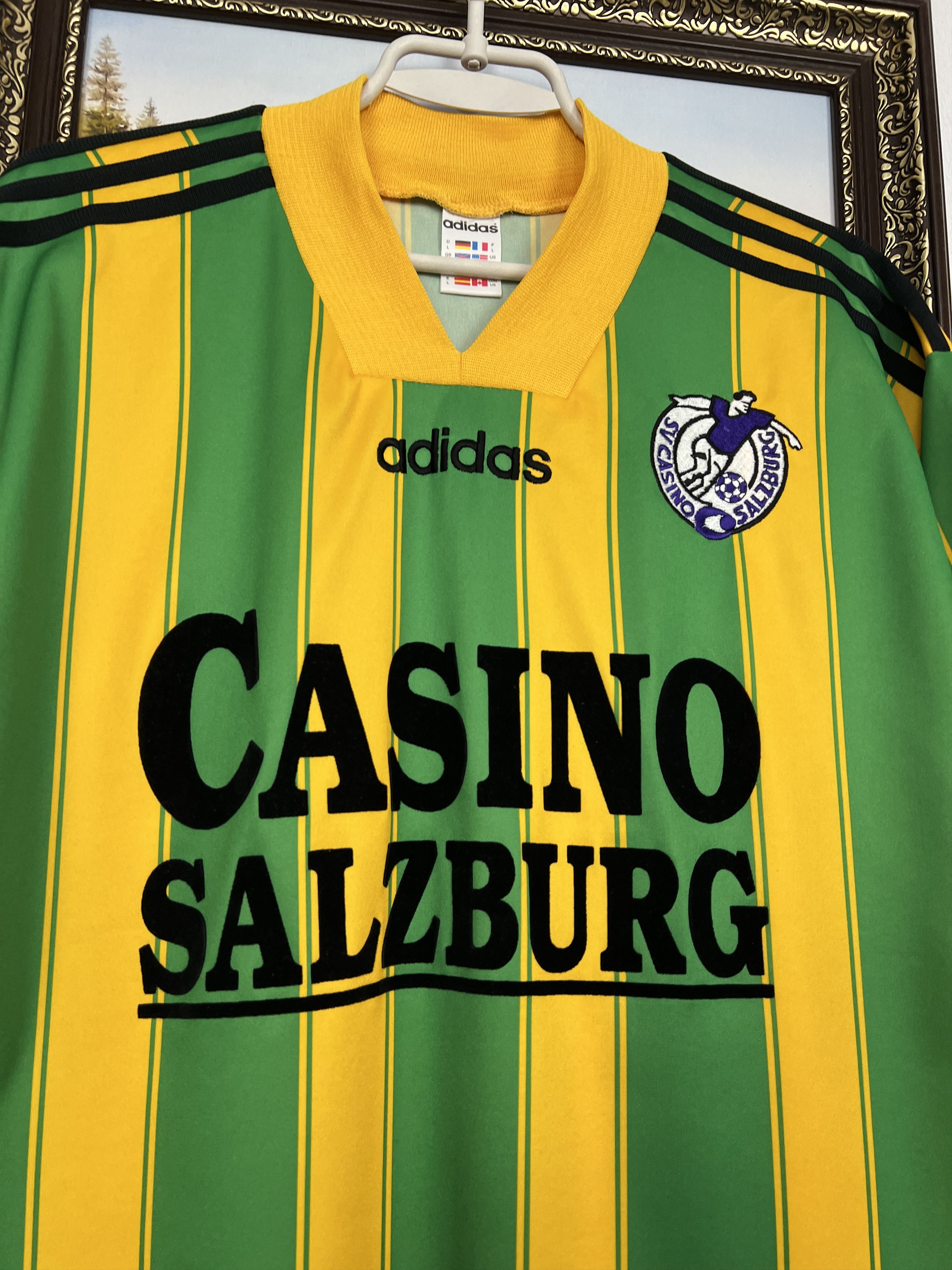 Adidas Red Bull Salzburg Away football shirt Soccer Jersey Trikot Size US L / EU 52-54 / 3 - 3 Thumbnail