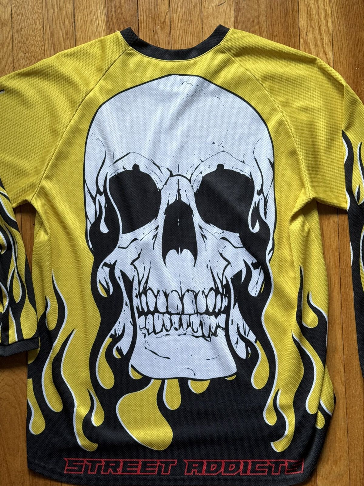 Gnarcotic Gnarcotic Long Sleeve Racing Jersey Flaming Skull Size US XL / EU 56 / 4 - 3 Thumbnail