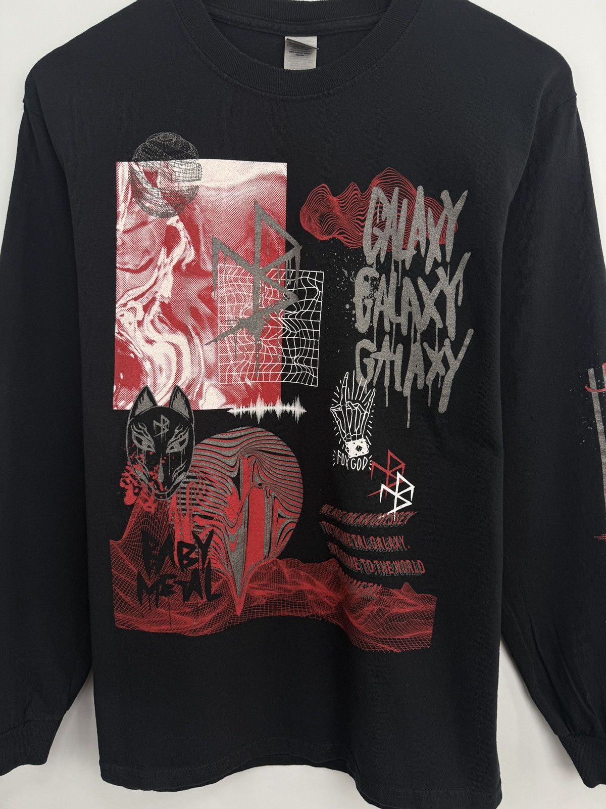 Band Tees 🖤🇯🇵 BABY METAL Galaxy Long Sleeve Cyberpunk Emo Goth Y2K Size US M / EU 48-50 / 2 - 5 Thumbnail