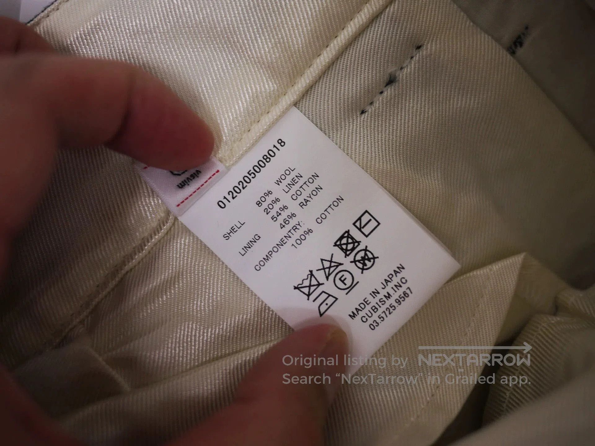 Visvim Blue Casual Pants with Belt - Size 30. Size US 30 / EU 46 - 8 Thumbnail