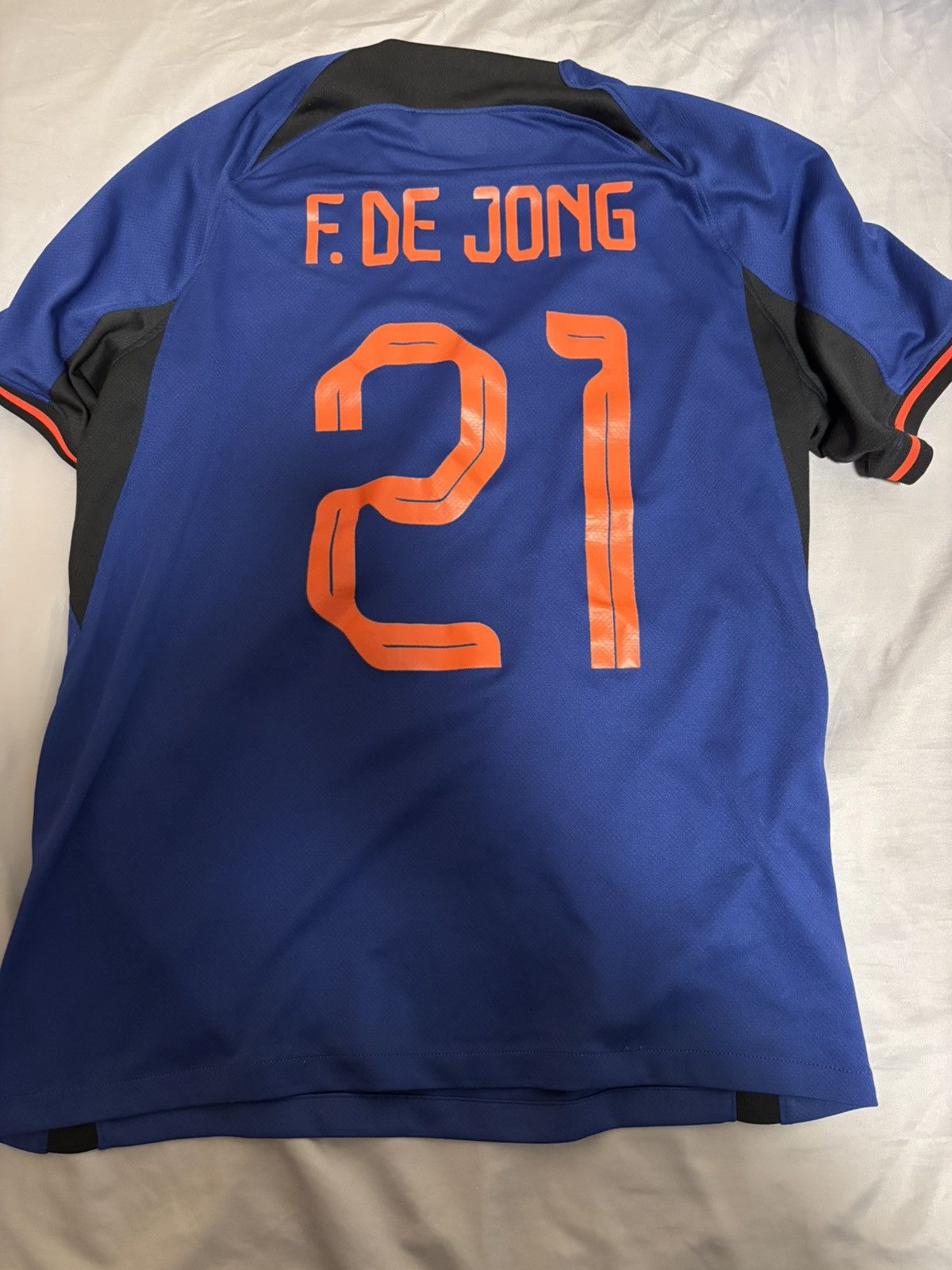 Nike Holland away 2022 dejong Size US M / EU 48-50 / 2 - 2 Thumbnail